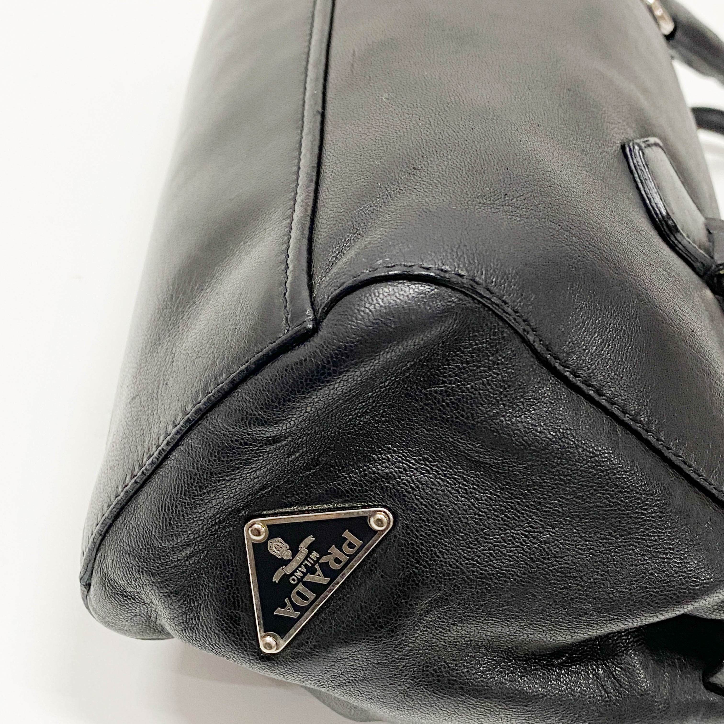 Black Nappa Leather Shoulder bag