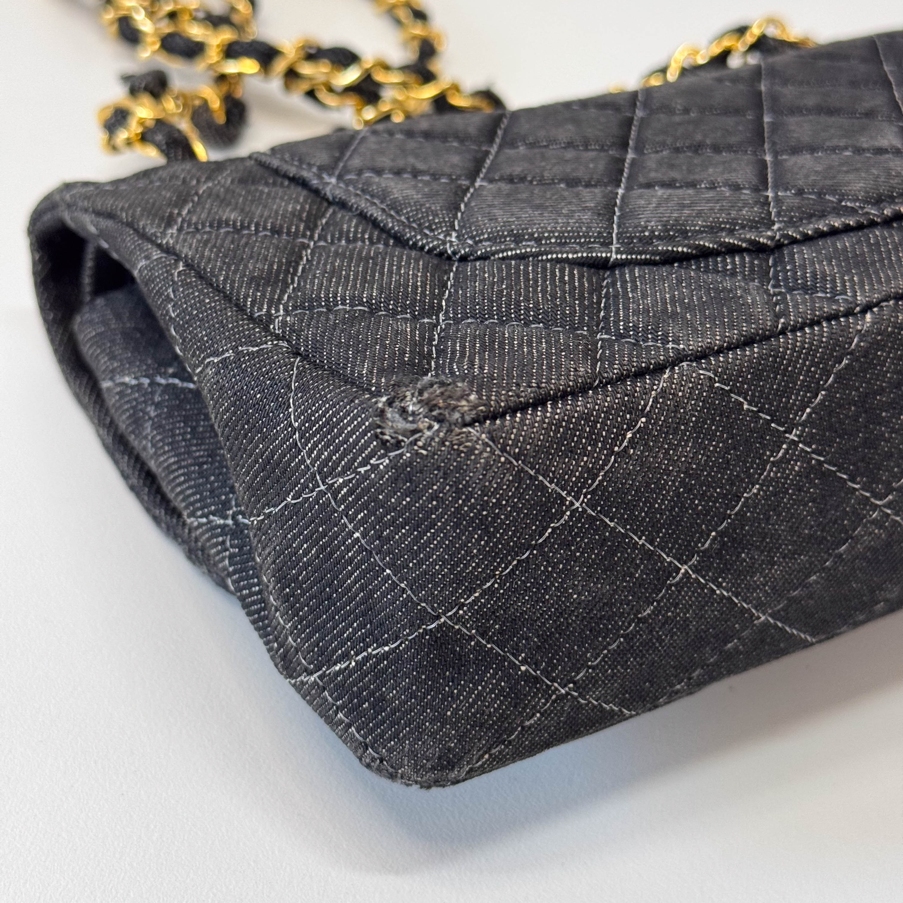 Classic Flap Denim Shoulder Bag