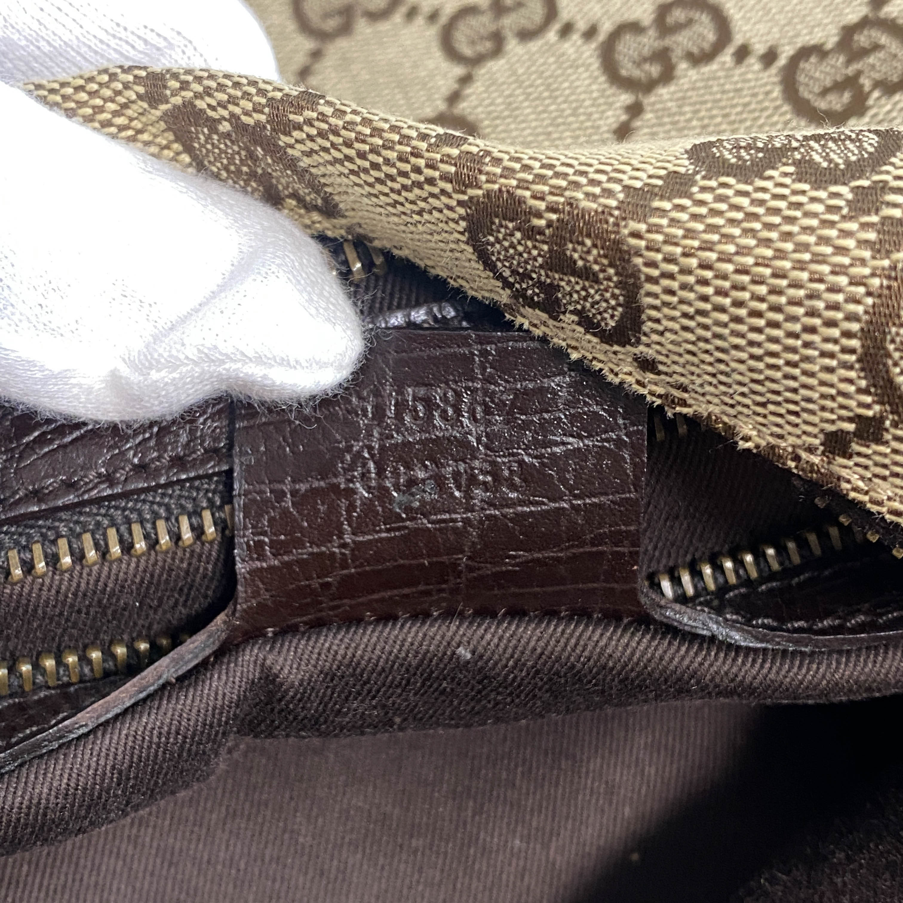 Horsebit GG Canvas Brown Hobo Shoulder Bag