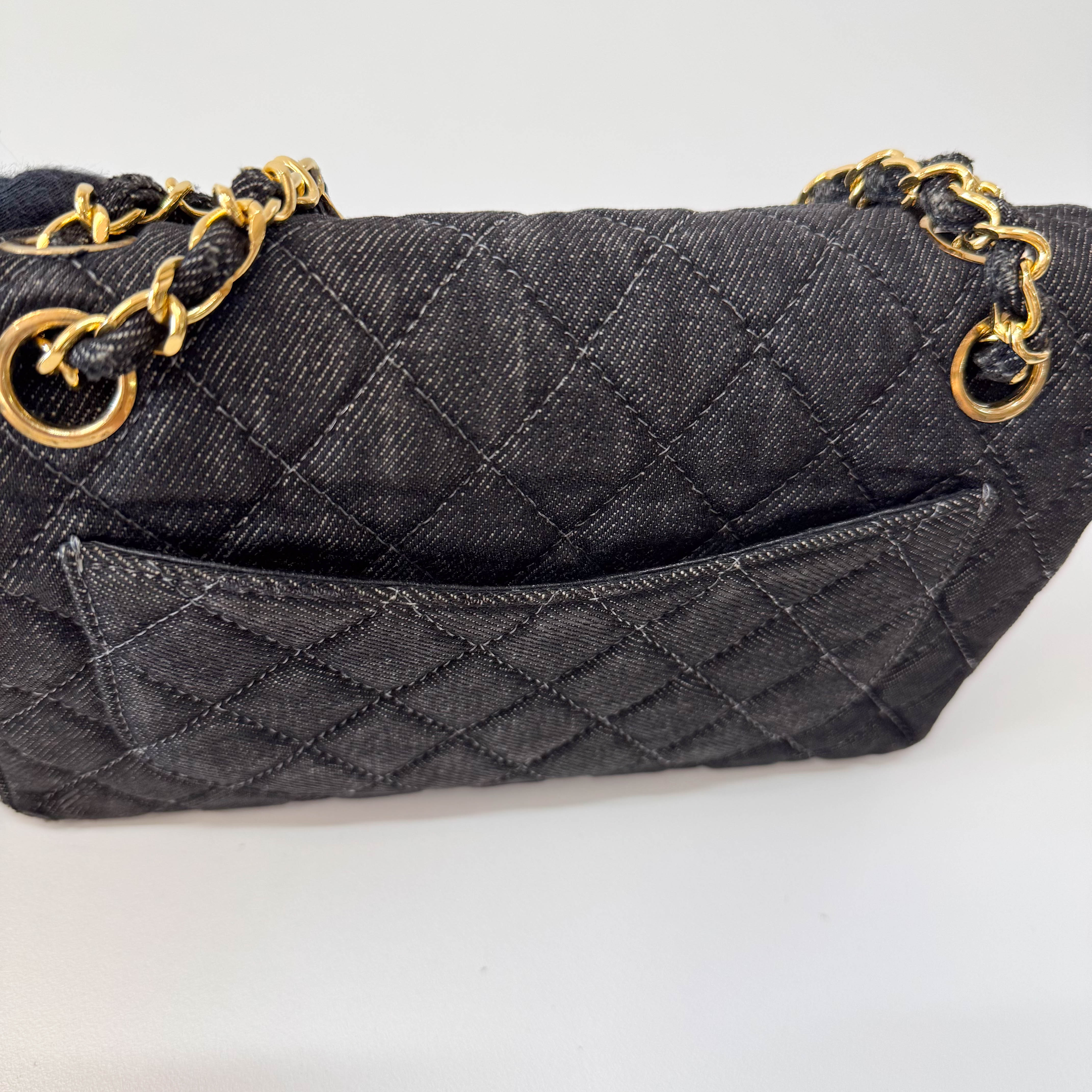 Classic Flap Denim Shoulder Bag