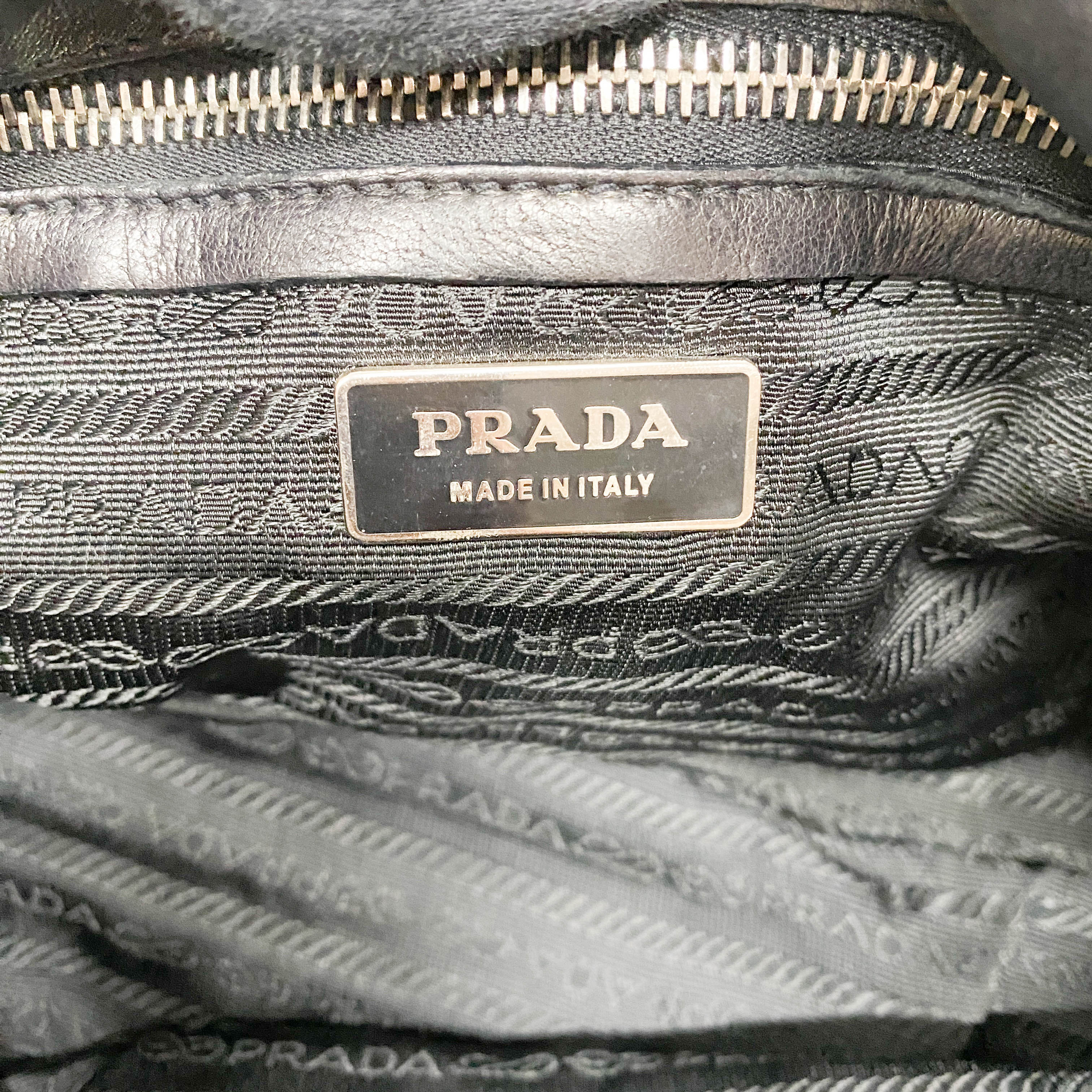 Black Nappa Leather Shoulder bag