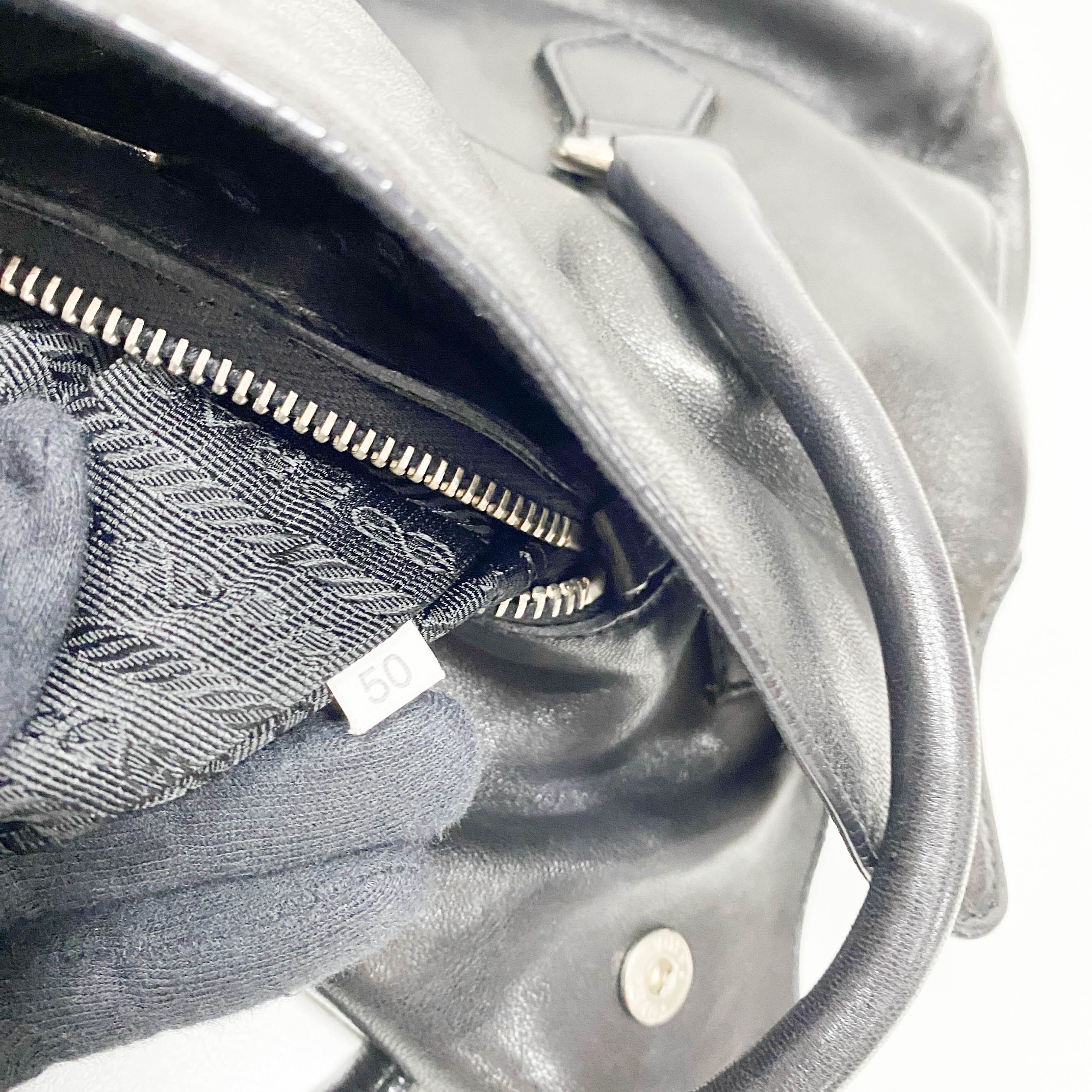 Black Nappa Leather Shoulder bag