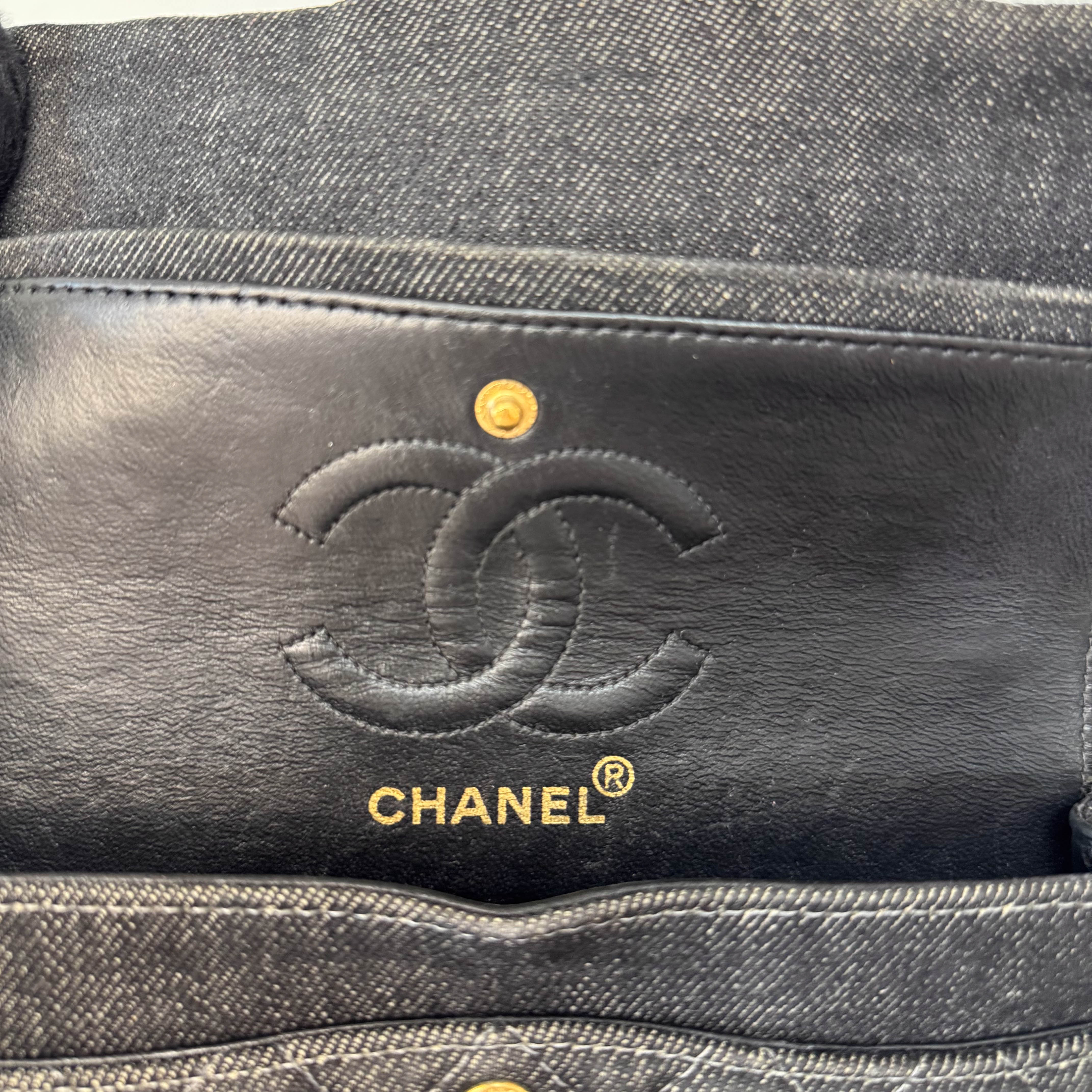 Classic Flap Denim Shoulder Bag