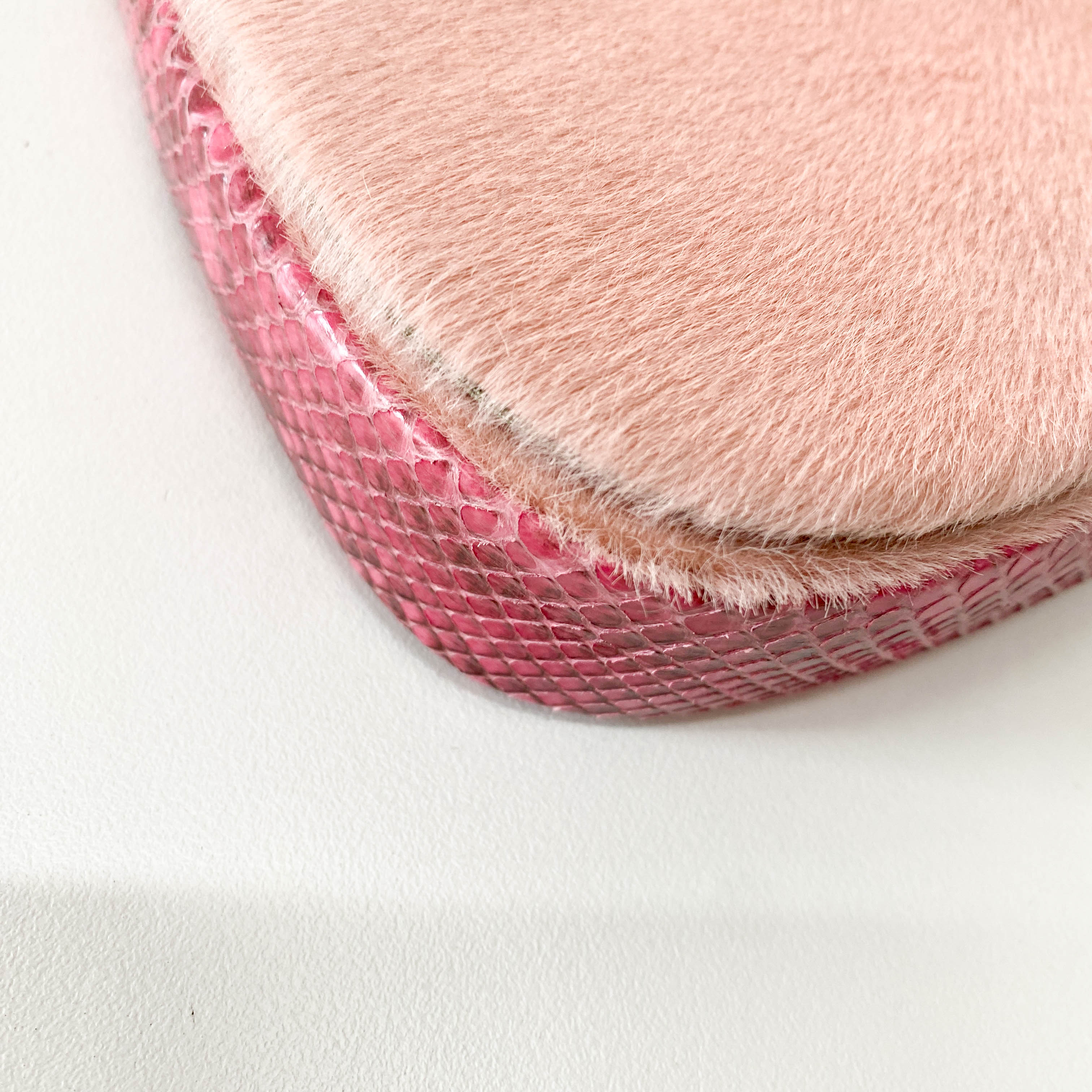 Malice Pearl Pink Pony Hair Shoulder Bag