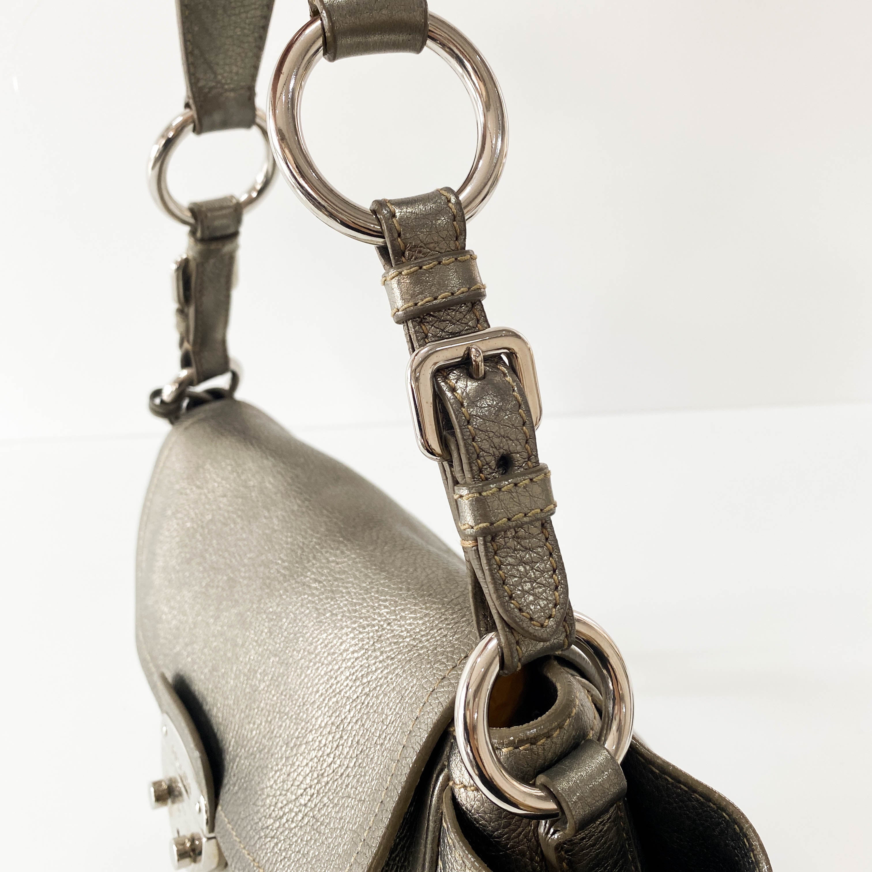 Metaric Gold Shoulder Bag