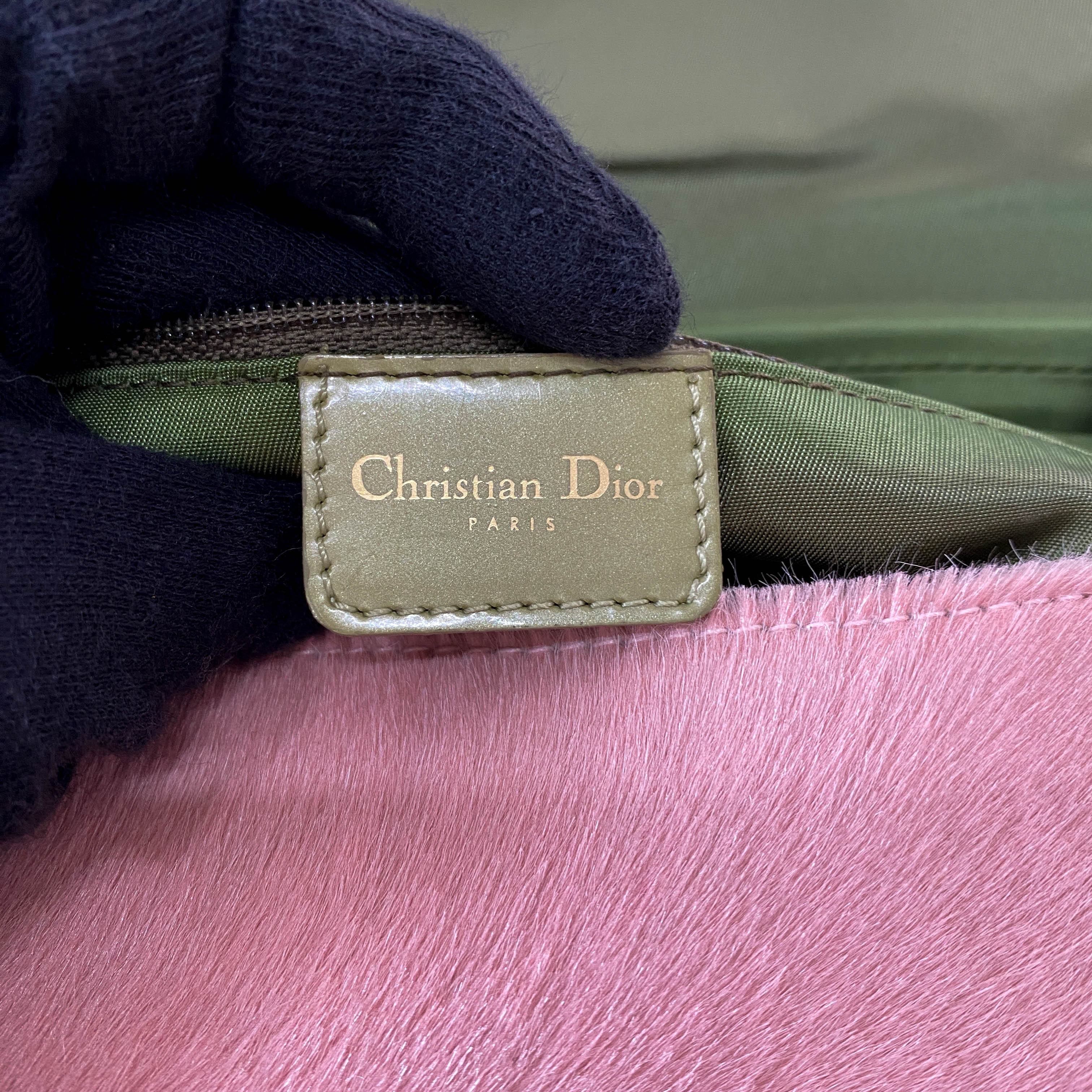 Malice Pearl Pink Pony Hair Shoulder Bag