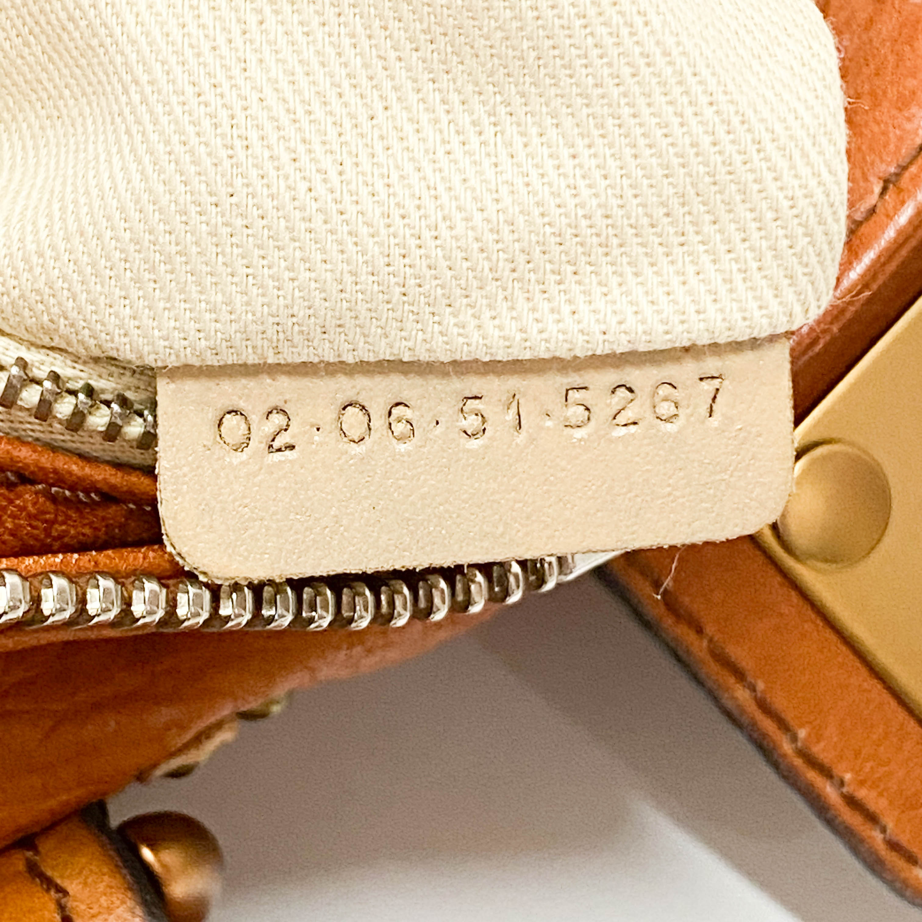 Pumpkin Orange Leather Paddington