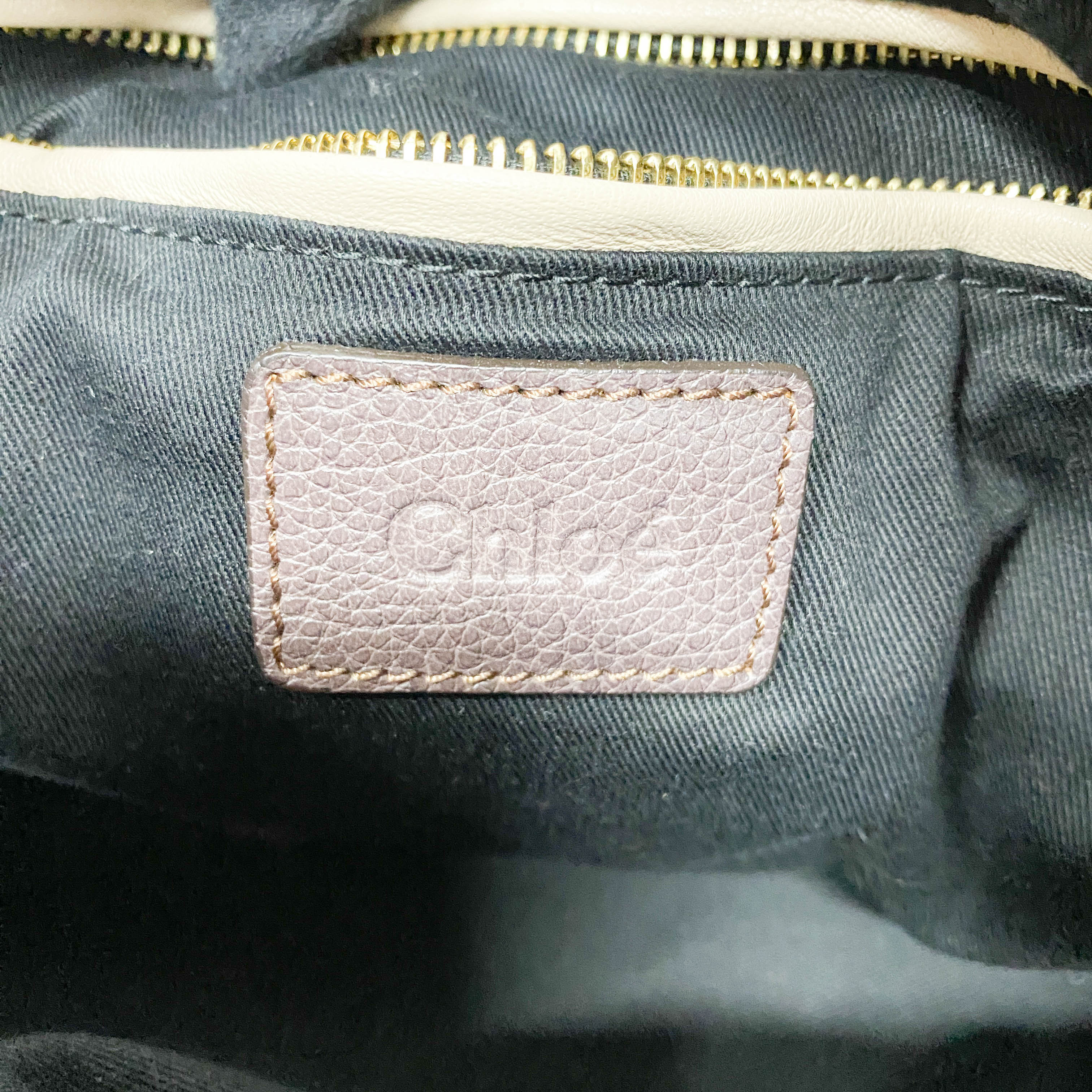 Paraty Brown Python Embossed Leather Two Way Bag