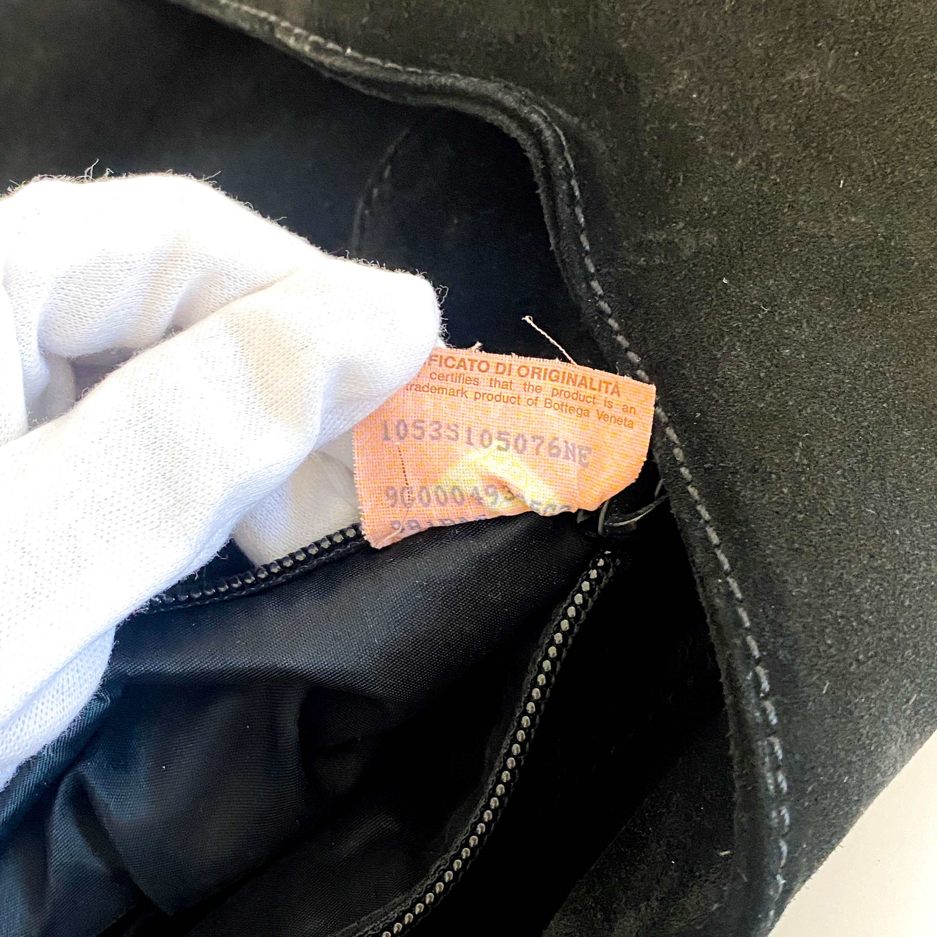 Hobo Suede Black Shoulder Bag