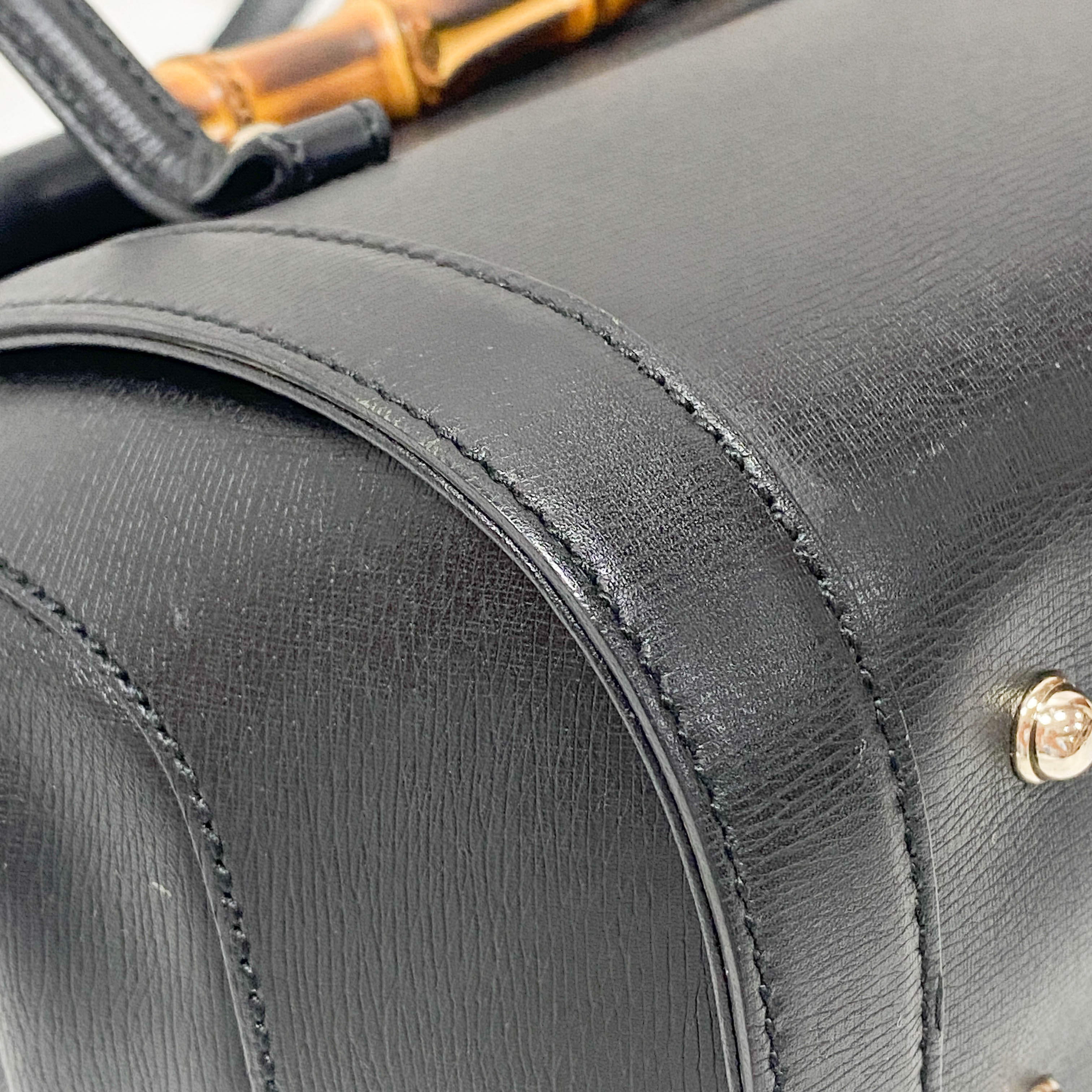 Black Leather Bamboo