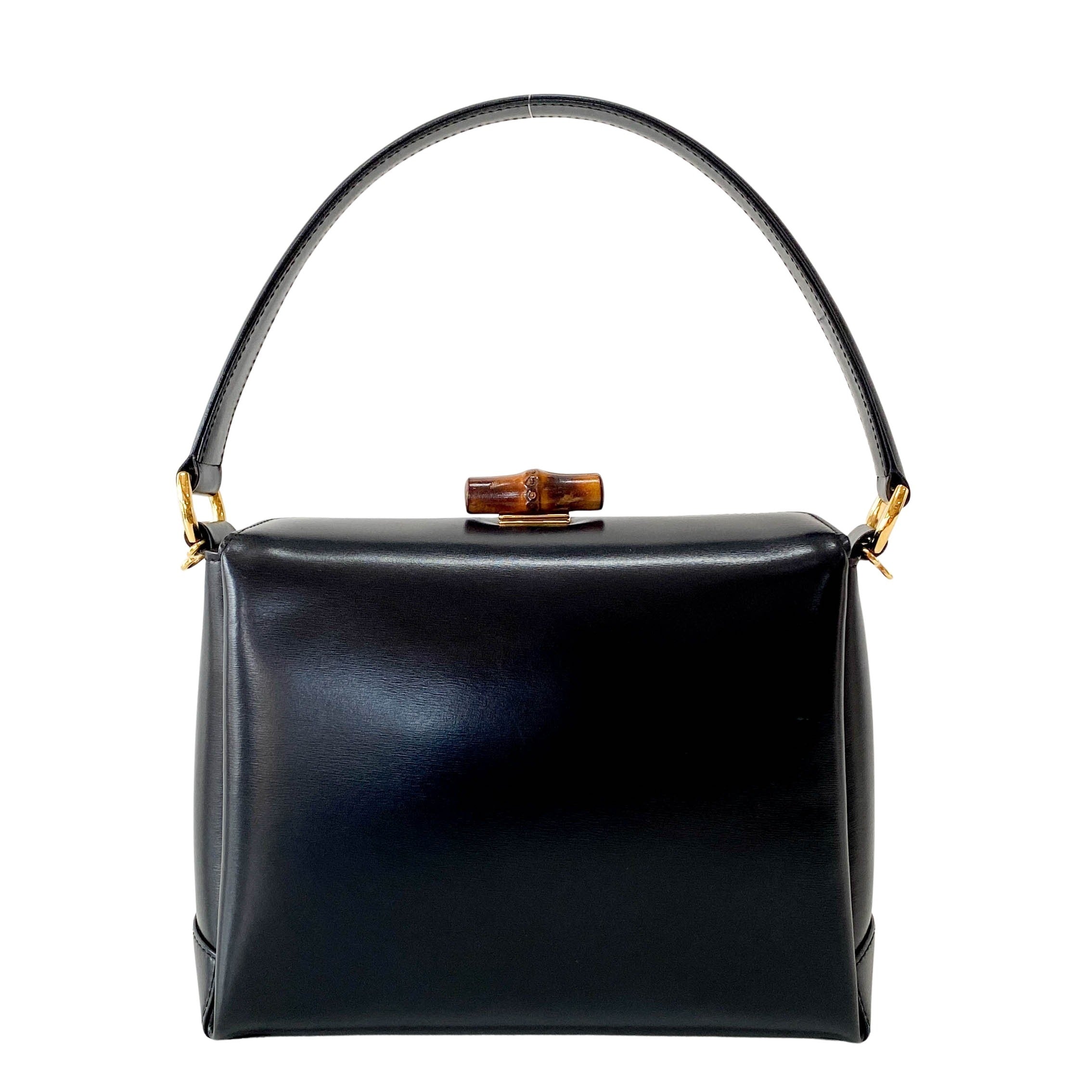 Old Gucci Bamboo Top Handle Bag