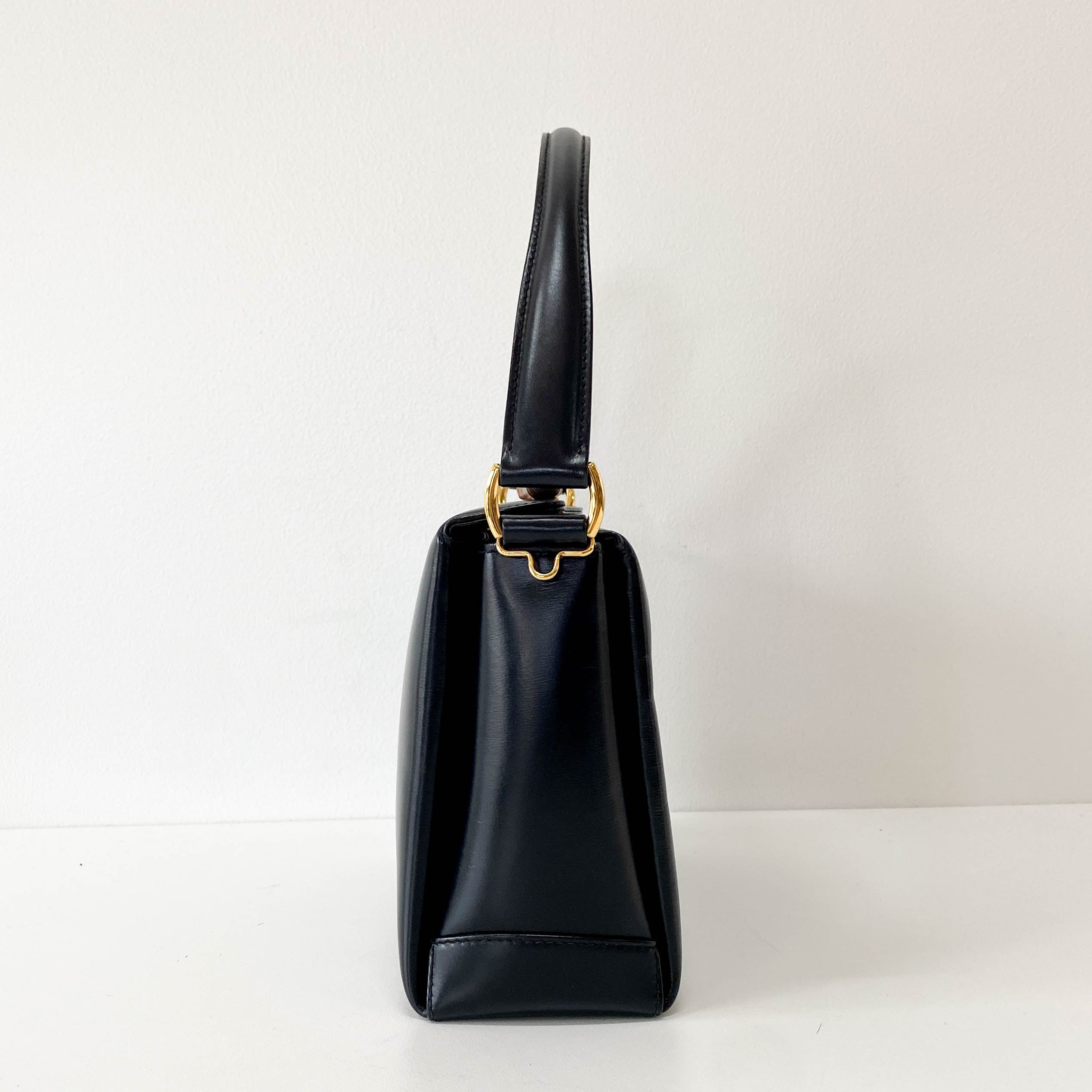 Old Gucci Bamboo Top Handle Bag