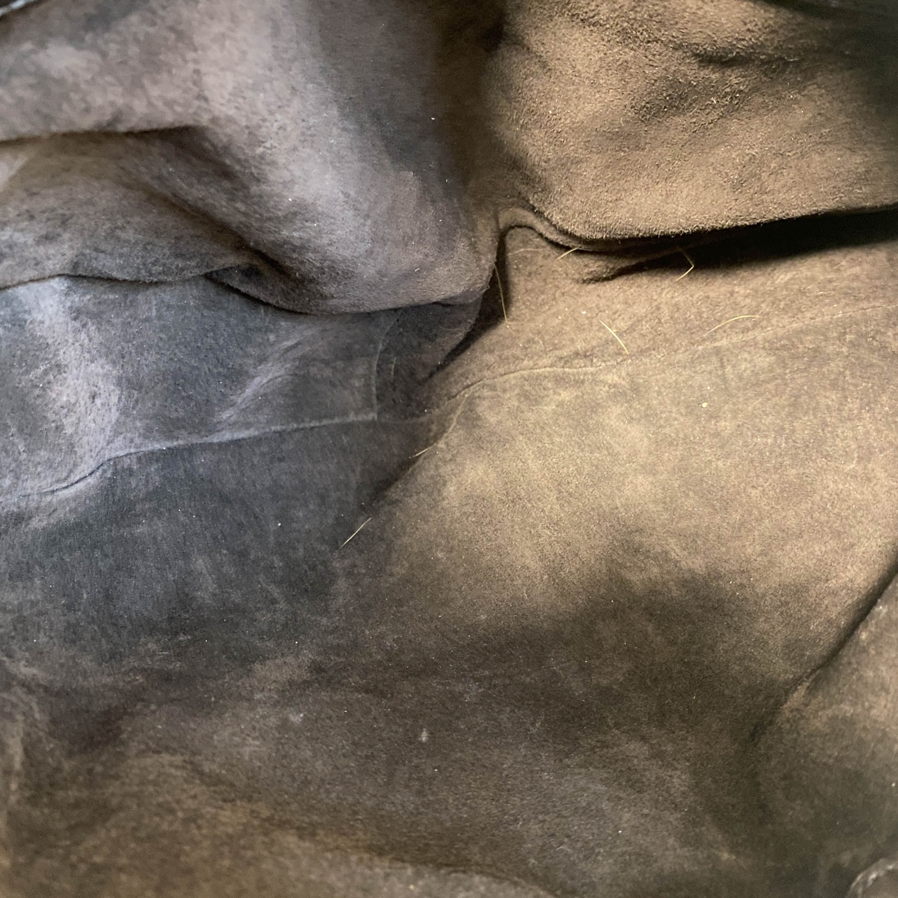 Hobo Fur Brown Bamboo Ring Shoulder Bag