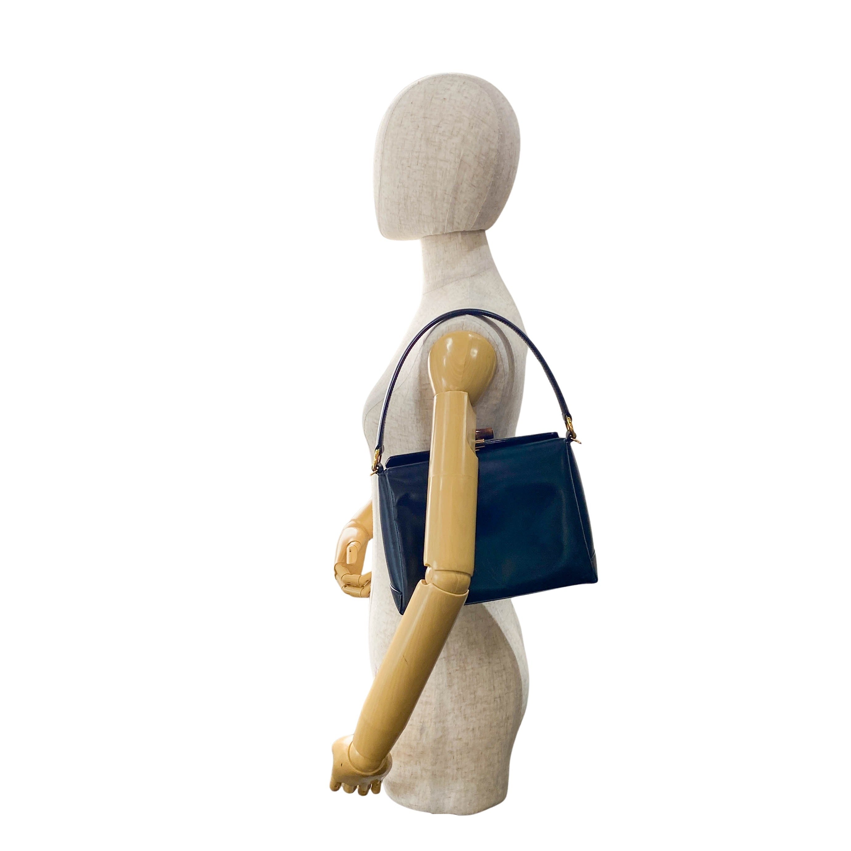 Old Gucci Bamboo Top Handle Bag