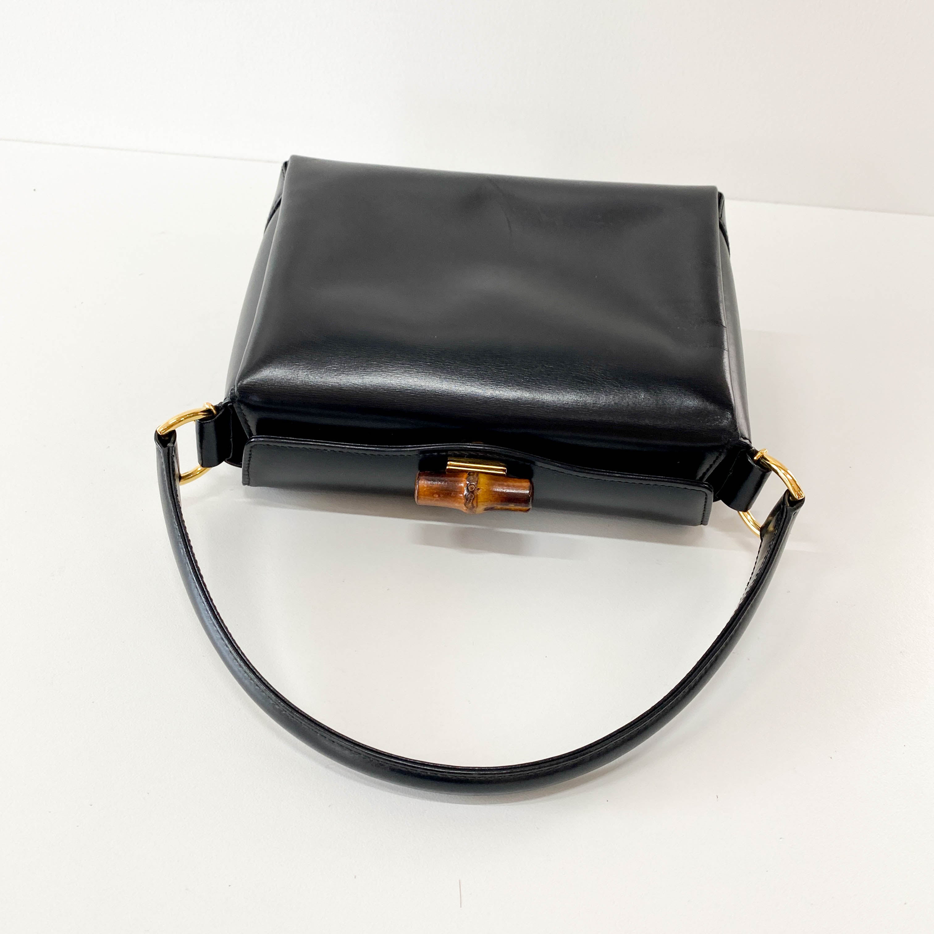 Old Gucci Bamboo Top Handle Bag