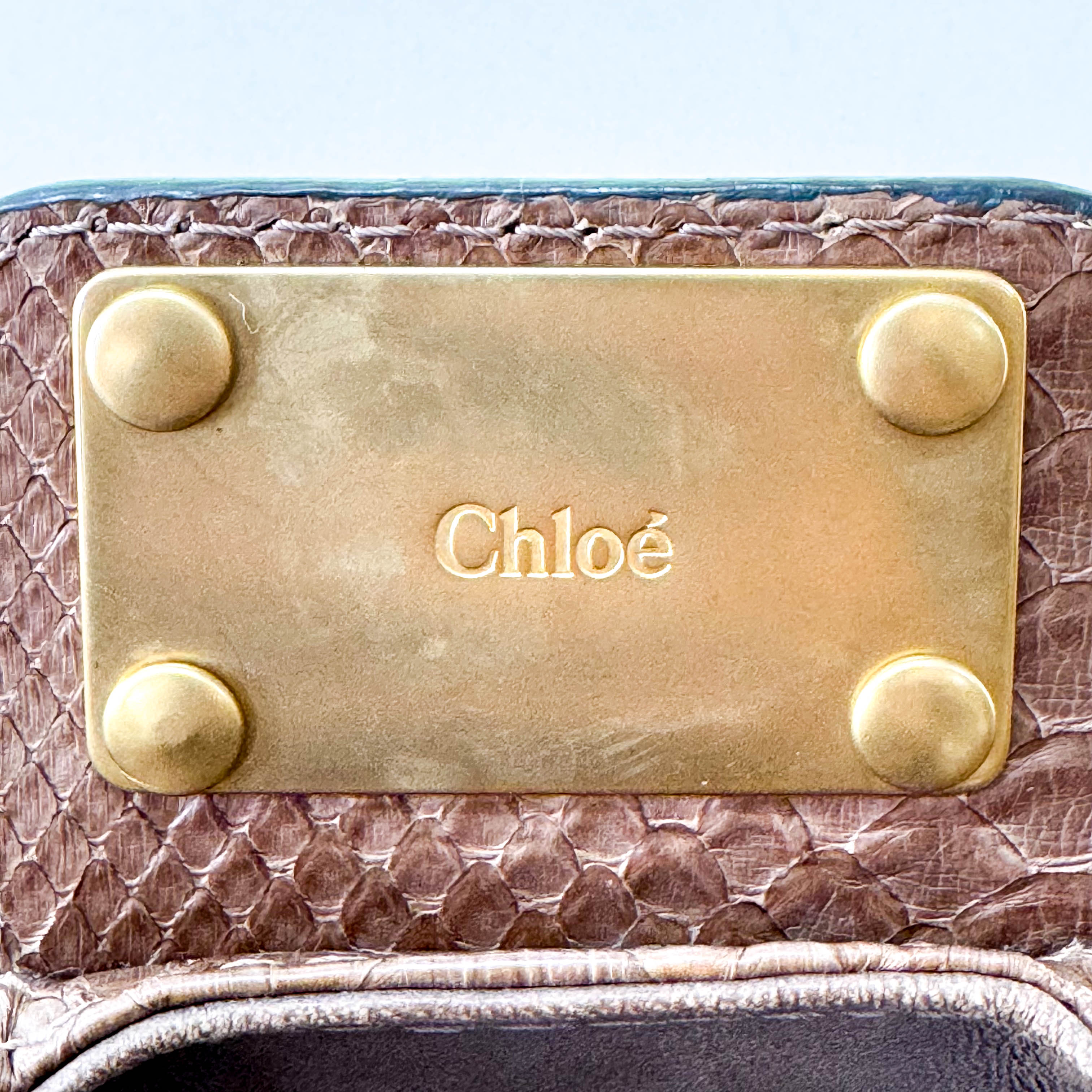 Rare Paddington Brown Leather Shoulder Bag