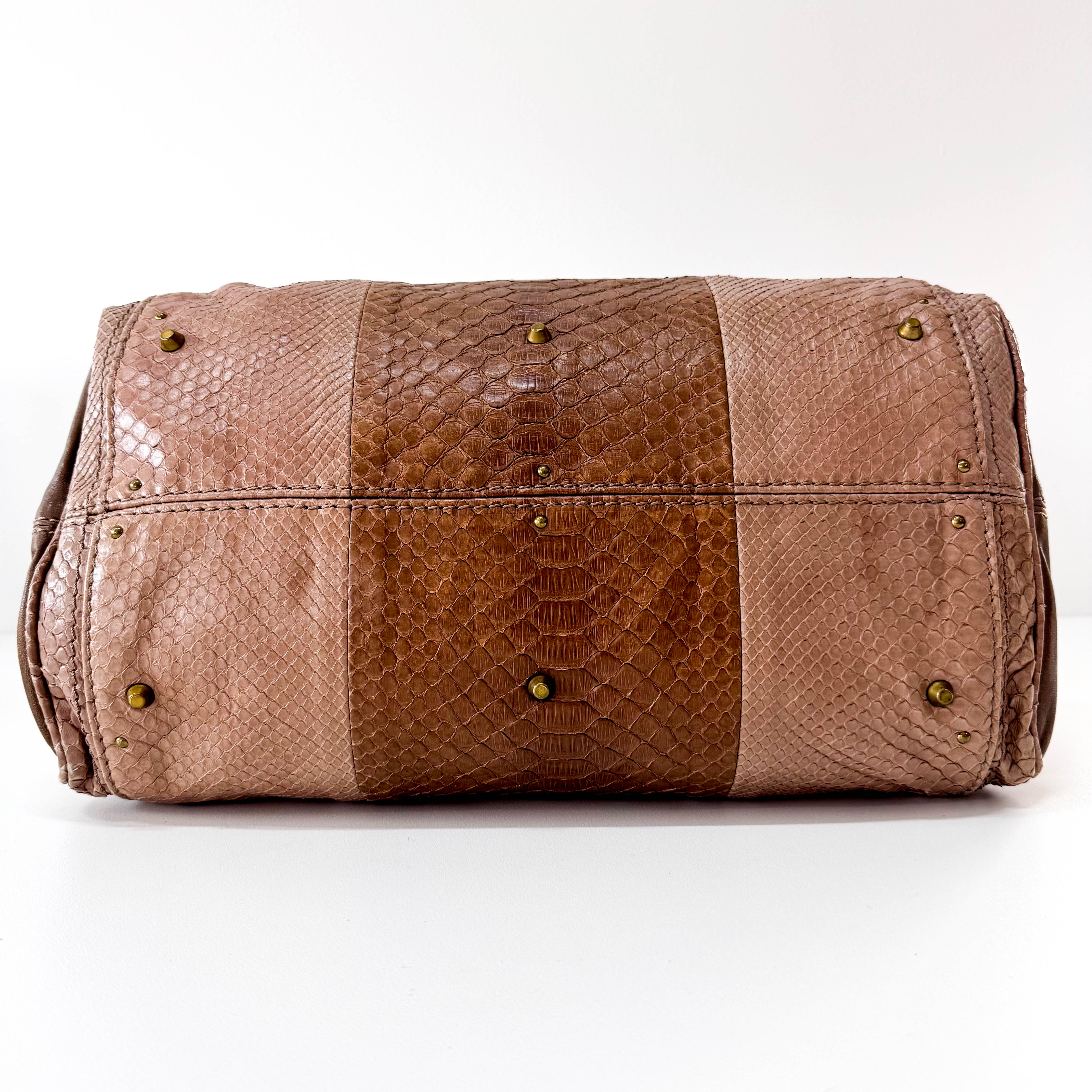 Rare Paddington Brown Leather Shoulder Bag