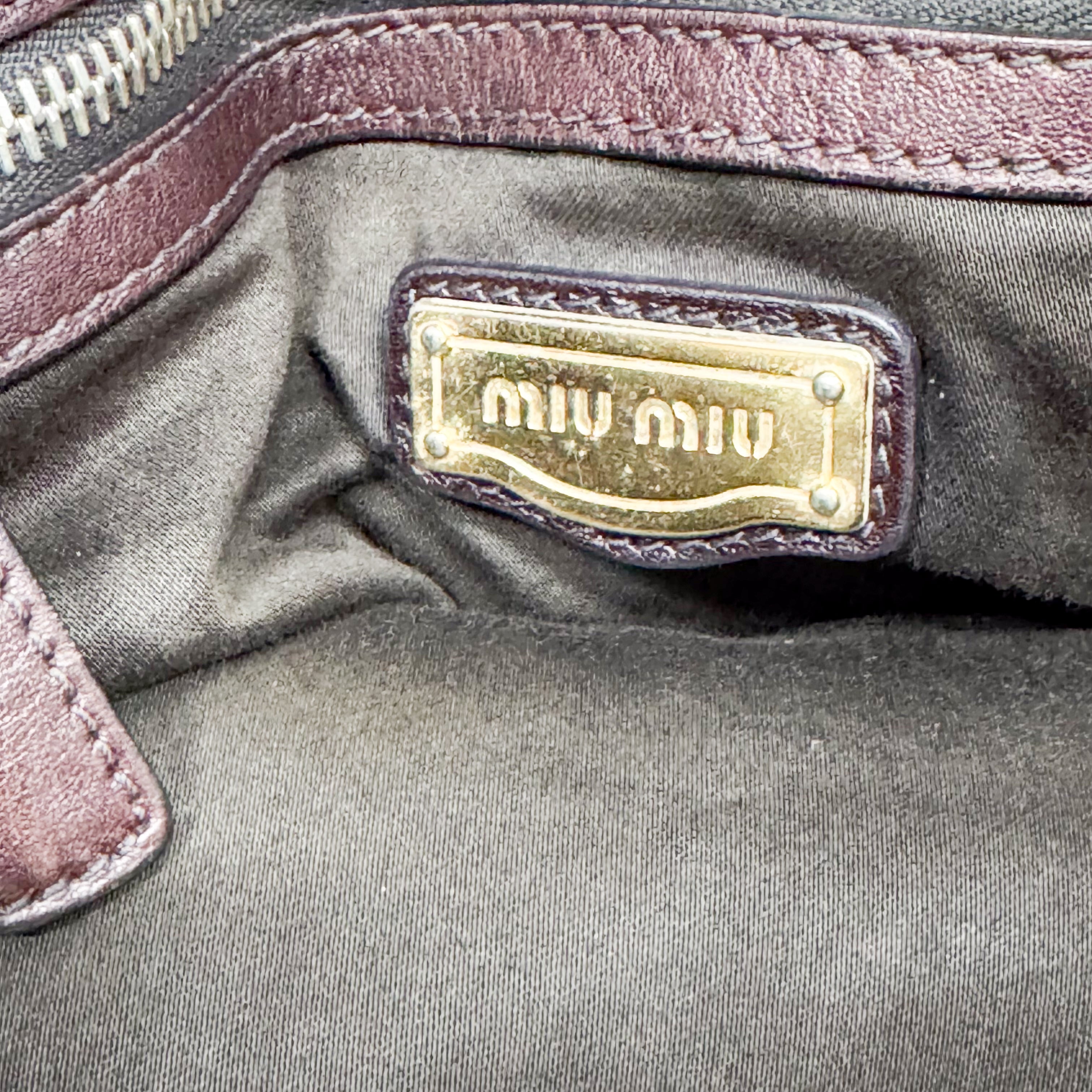 Vitello Brown LM Leather Handbag Shoulder Bag