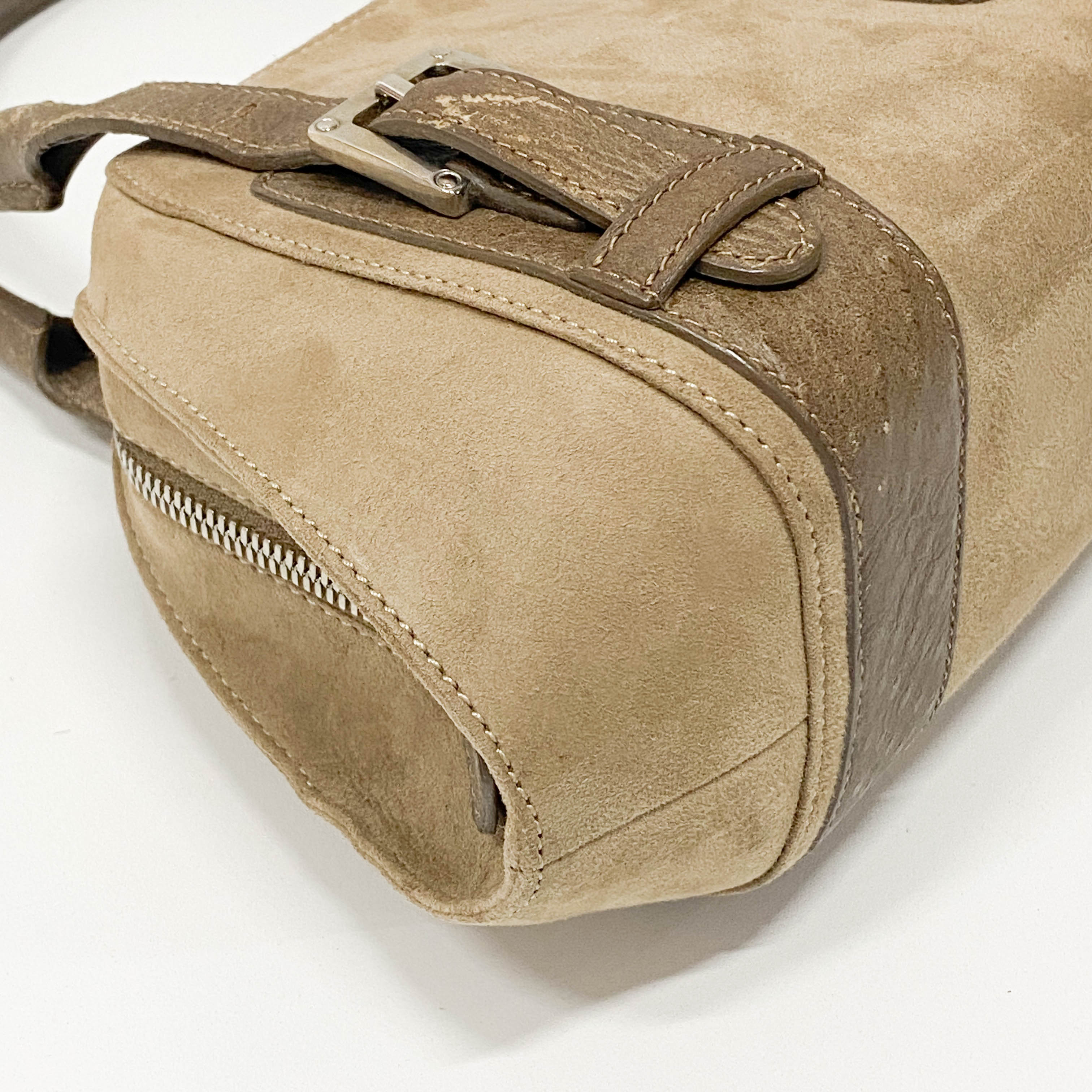 Brown Ostrich Leather Handbag