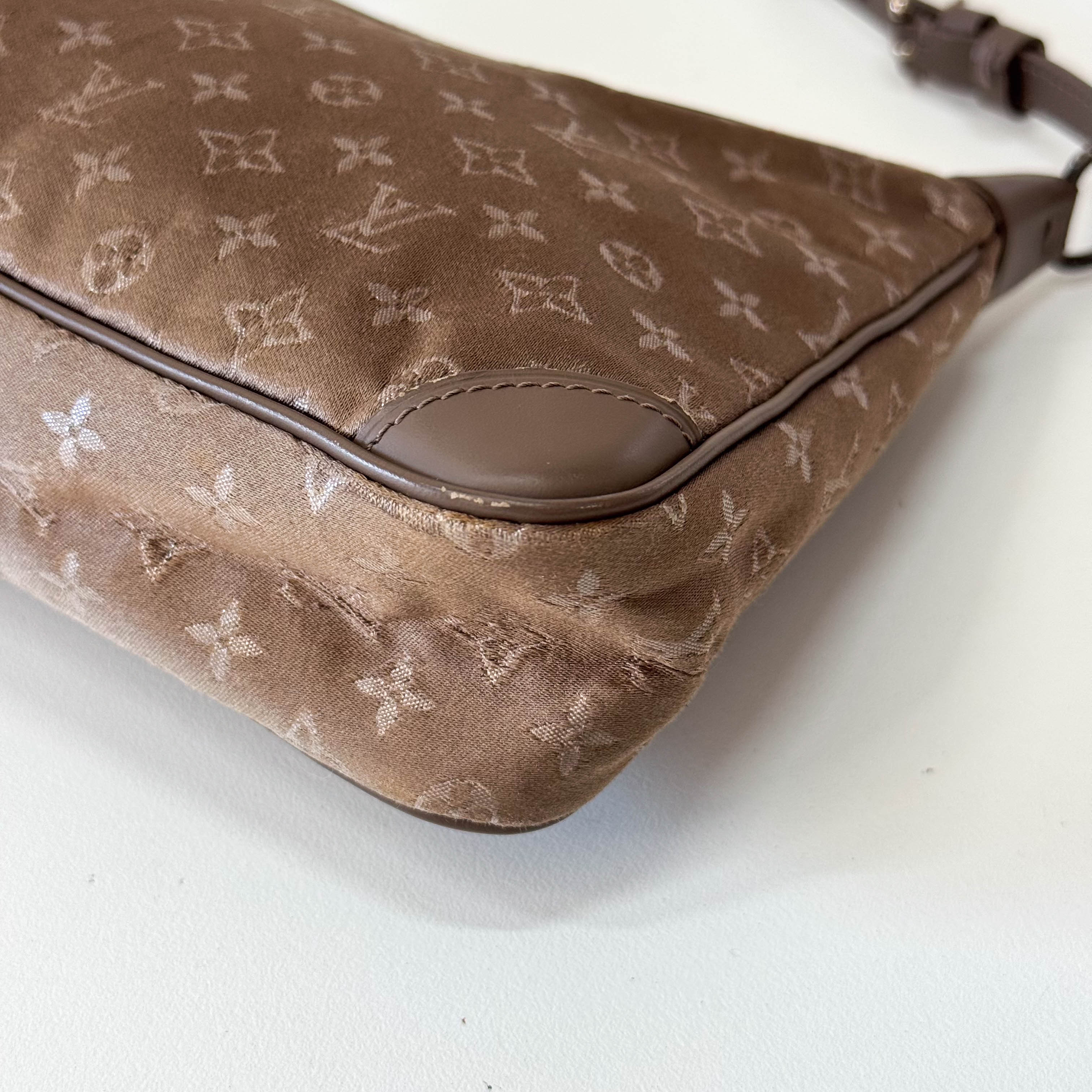 Little Boulogne Monogram Satin Bag