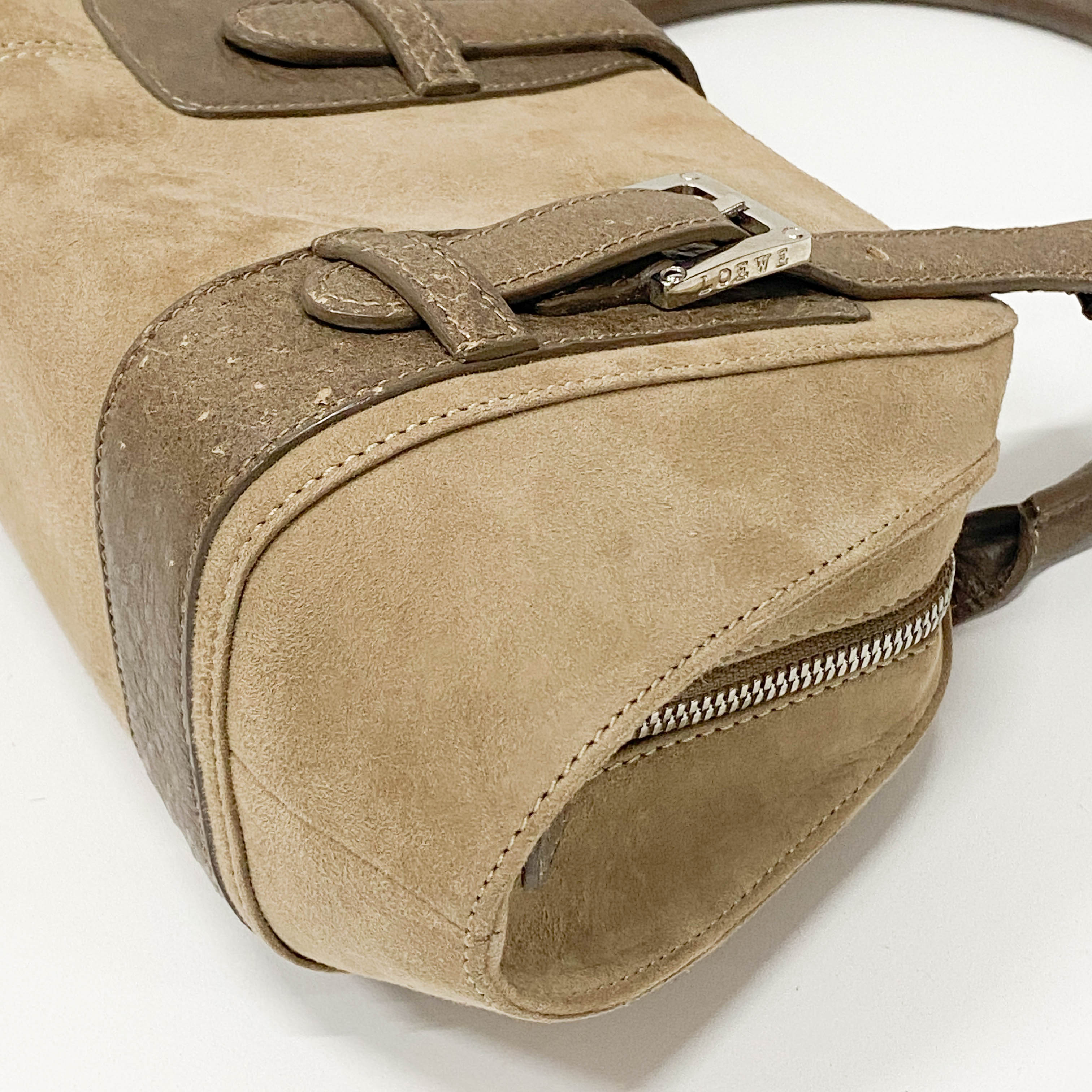 Brown Ostrich Leather Handbag