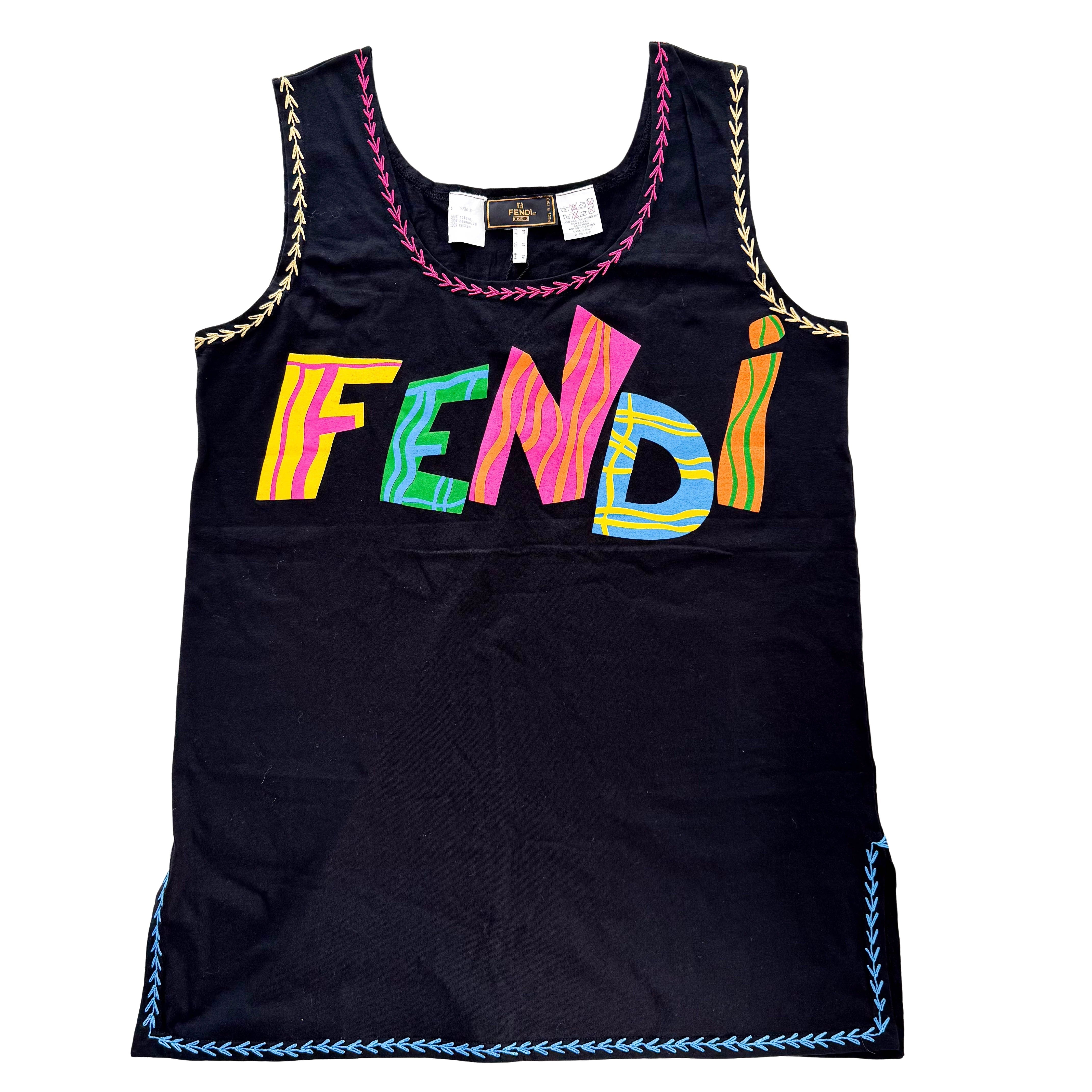 Fendi Logo Dress