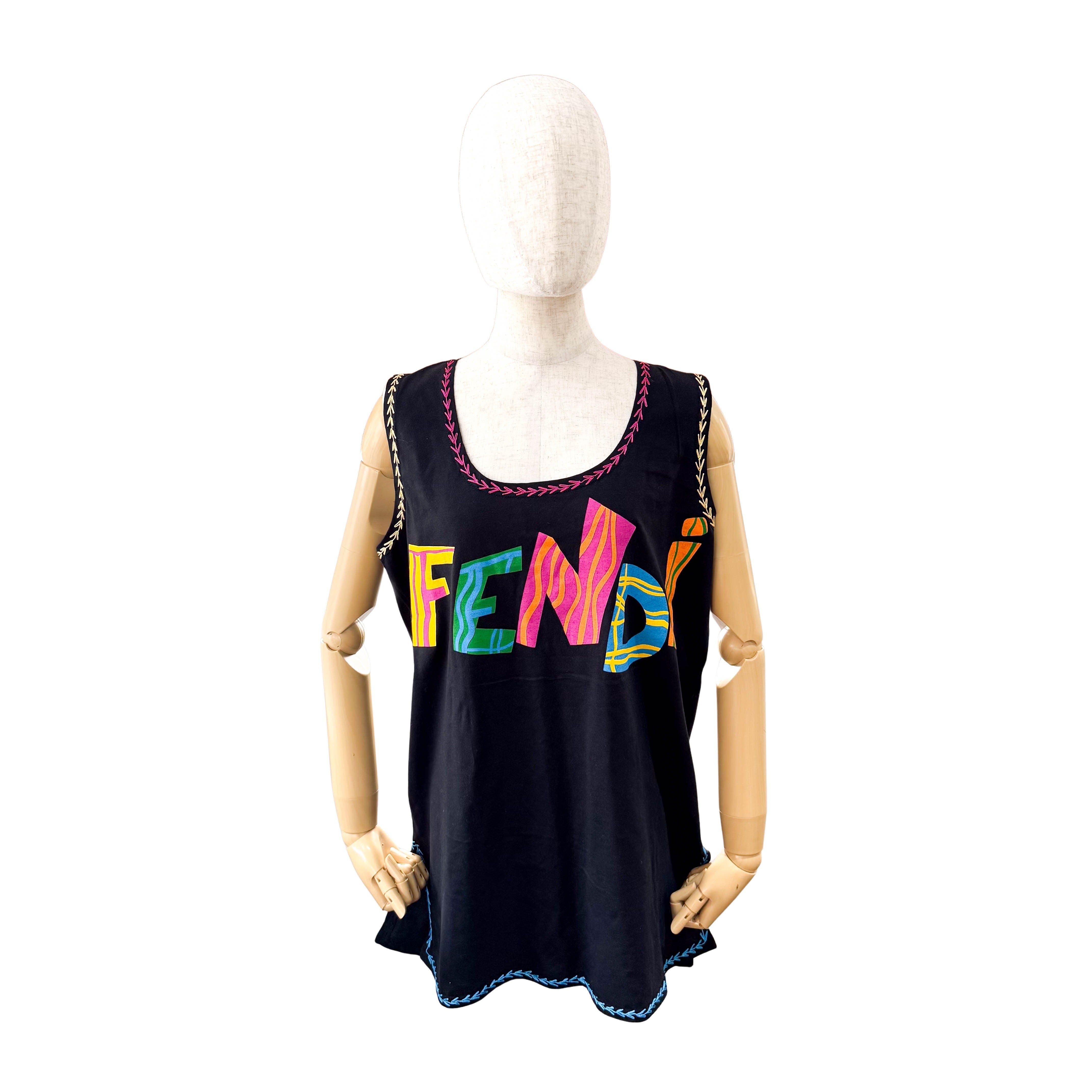 Fendi Logo Dress