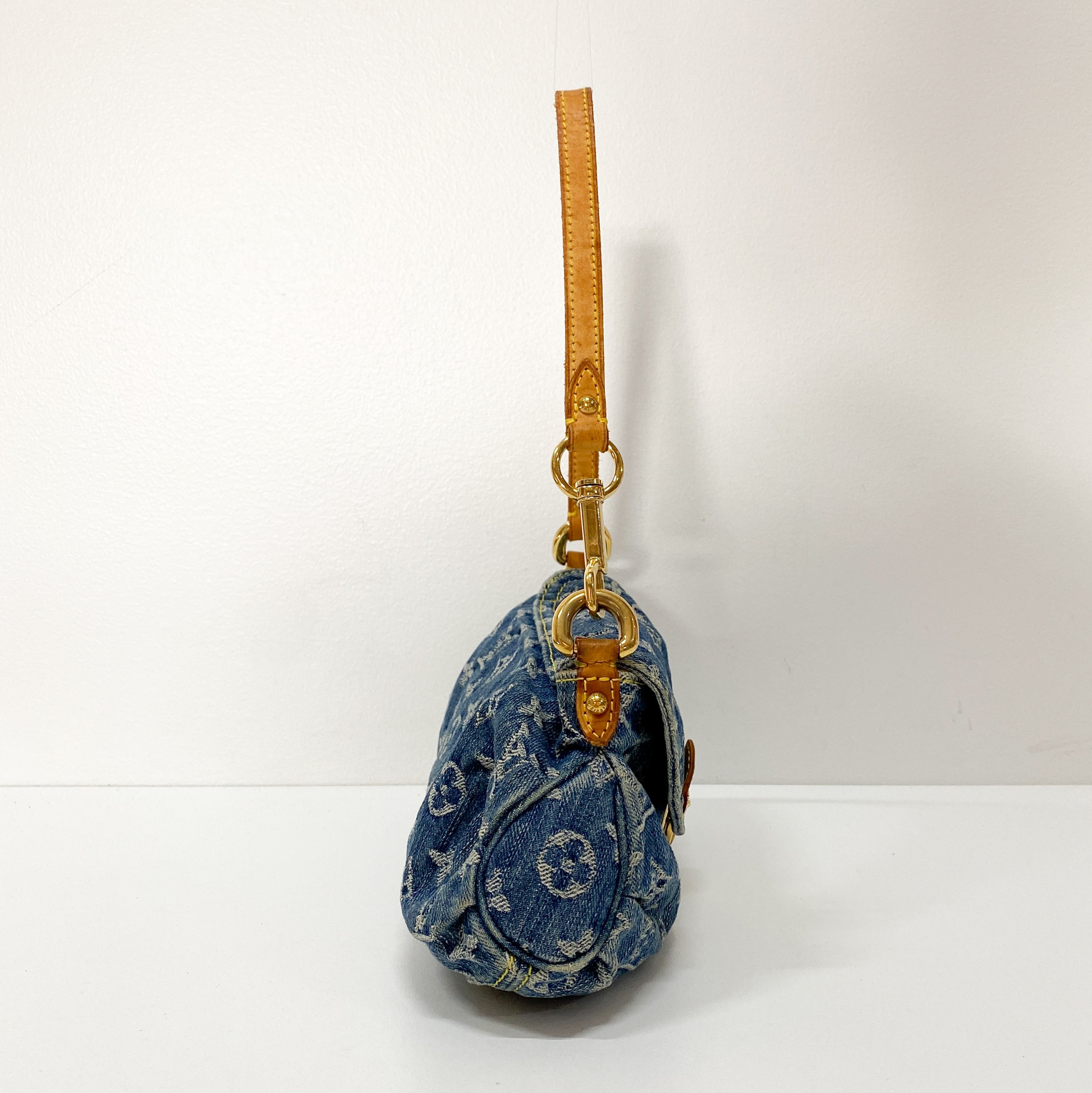 Monogram Pleaty Blue Denim