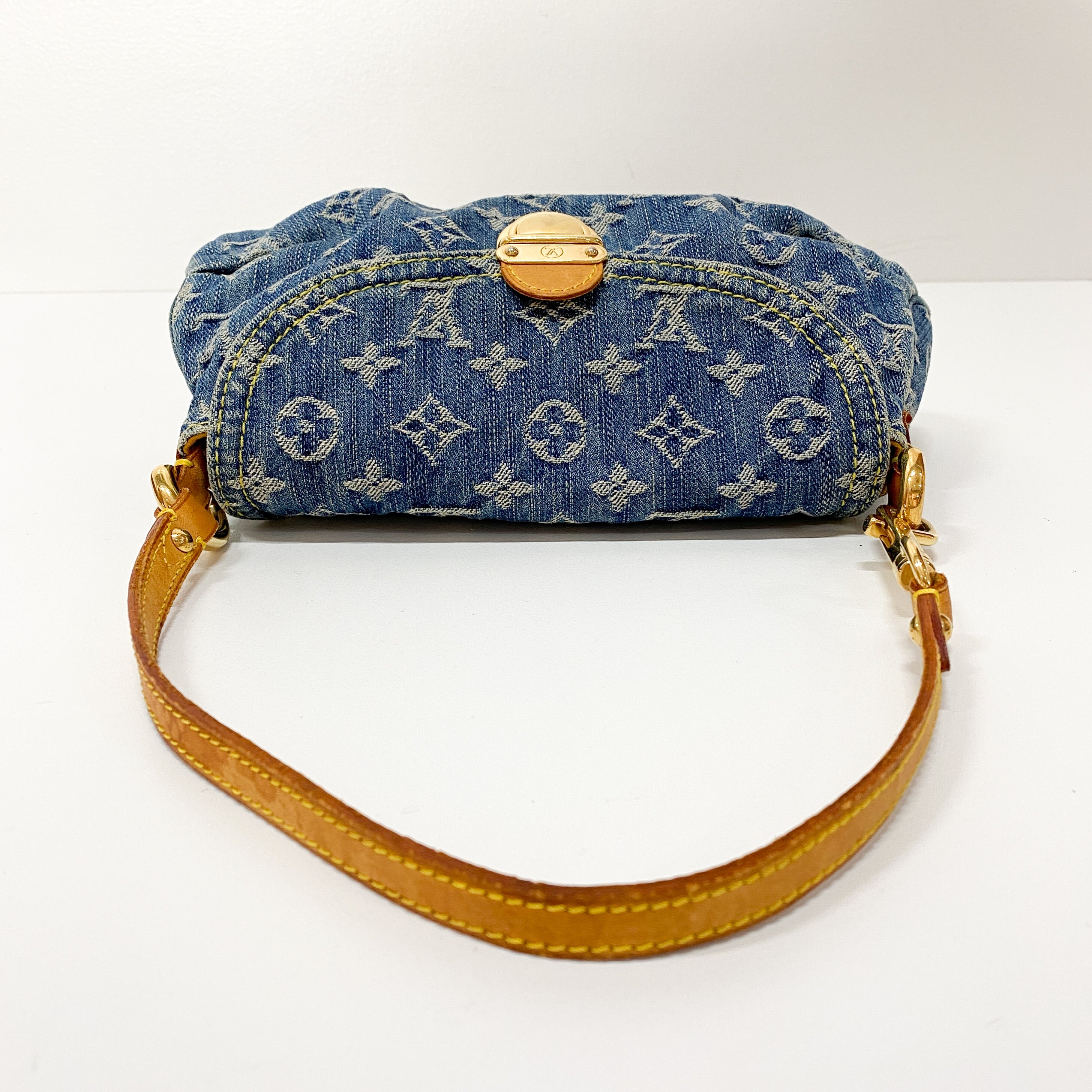 Monogram Pleaty Blue Denim