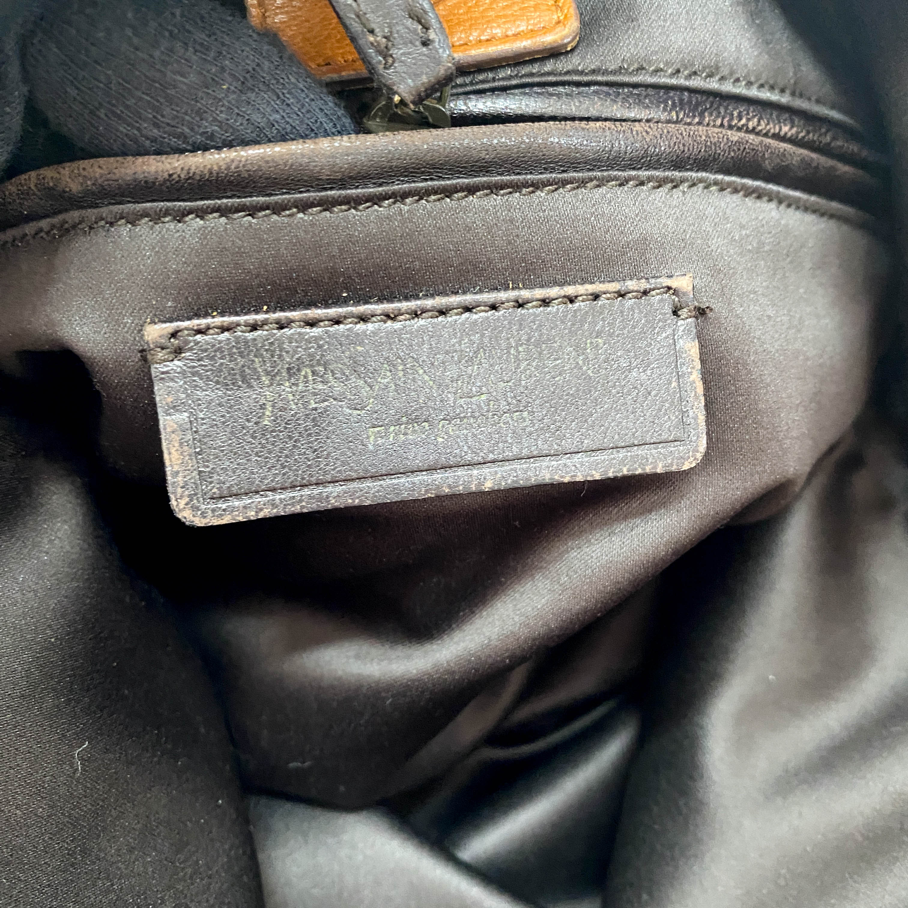 Rive Gauche Fringes Suede Shoulder Bag