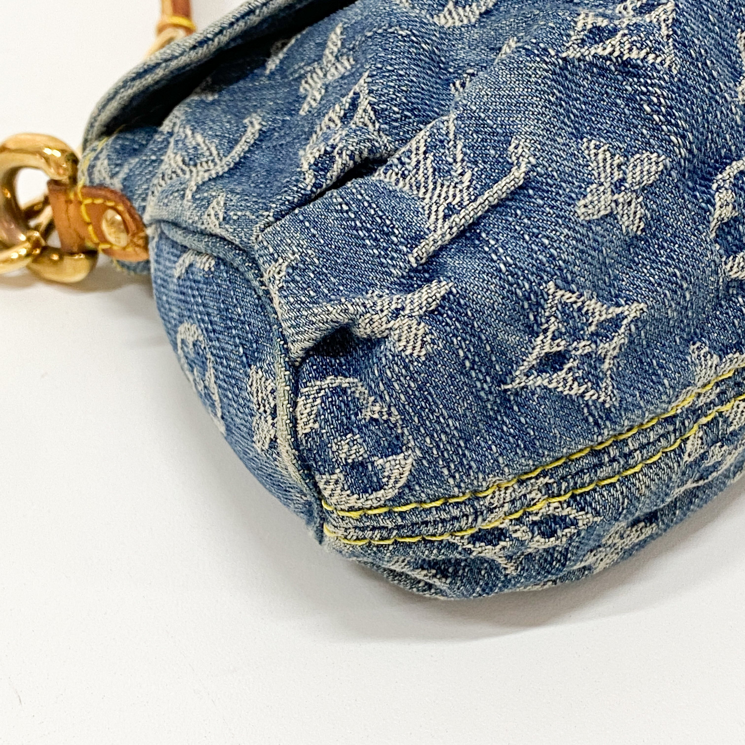 Monogram Pleaty Blue Denim