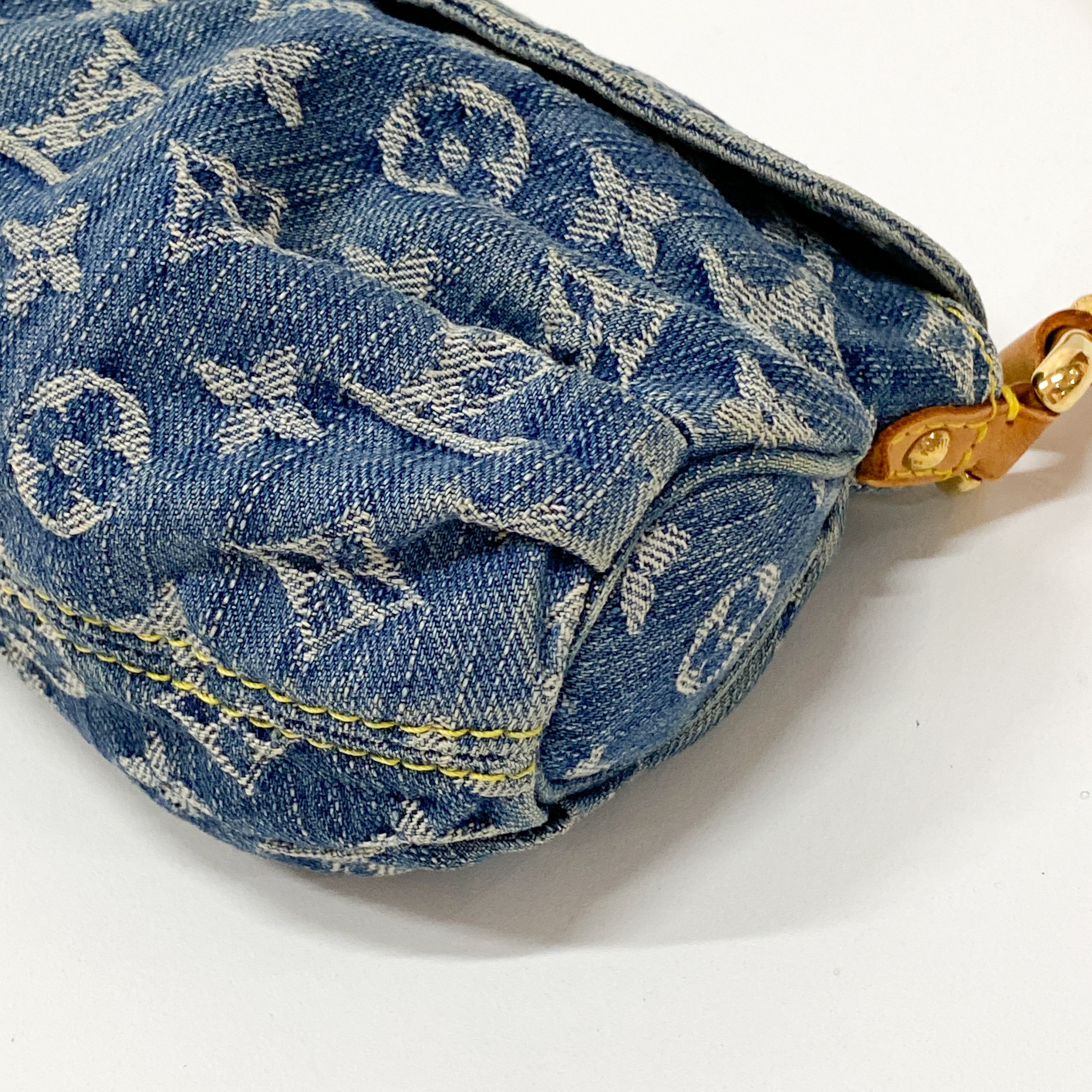 Monogram Pleaty Blue Denim