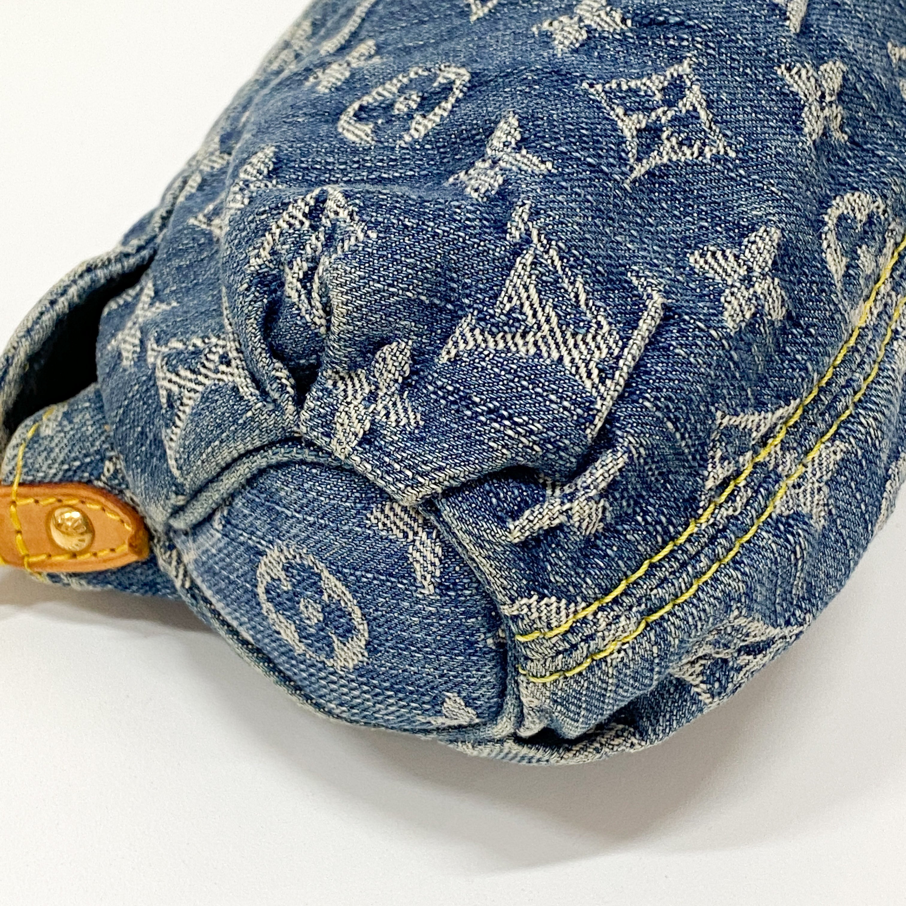Monogram Pleaty Blue Denim
