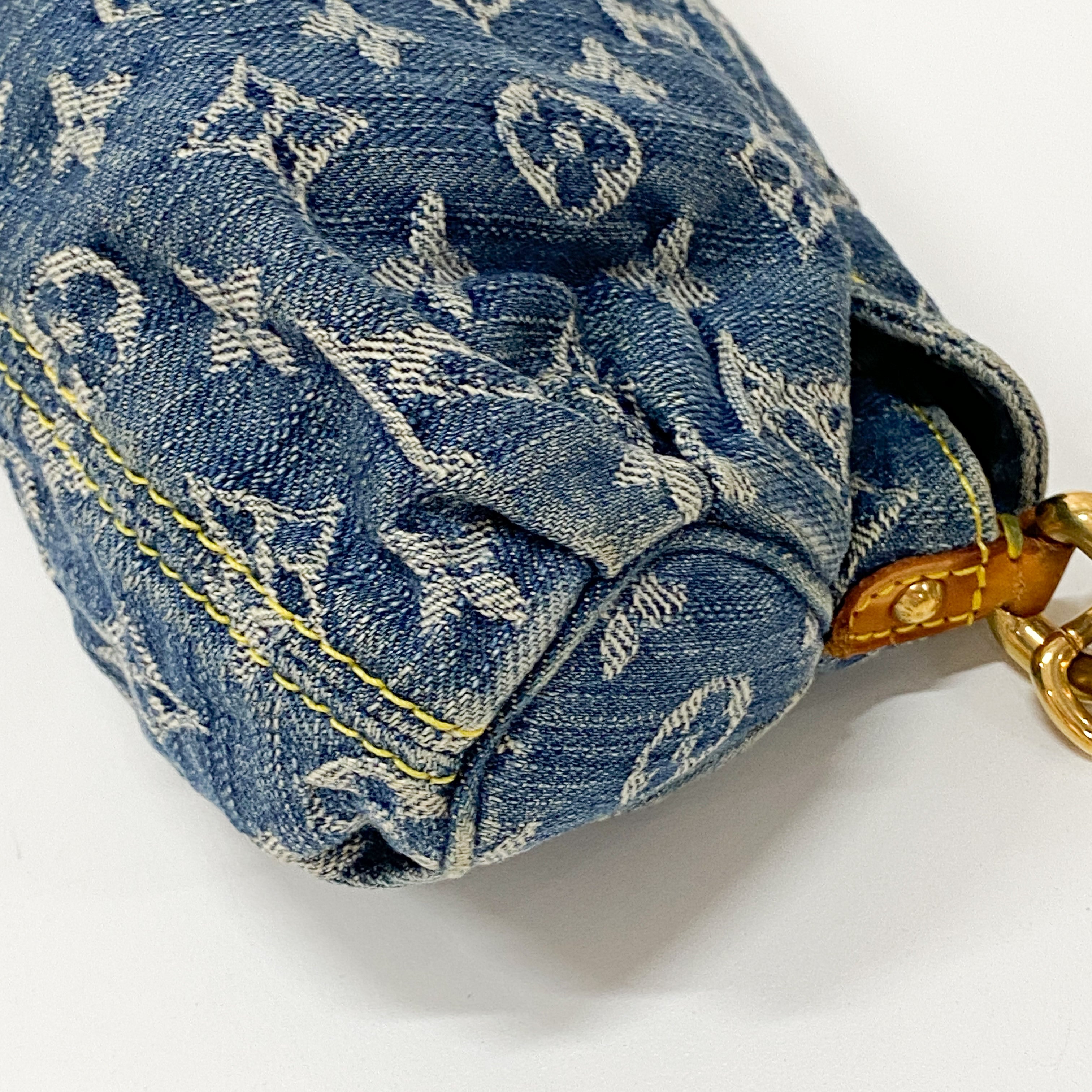 Monogram Pleaty Blue Denim