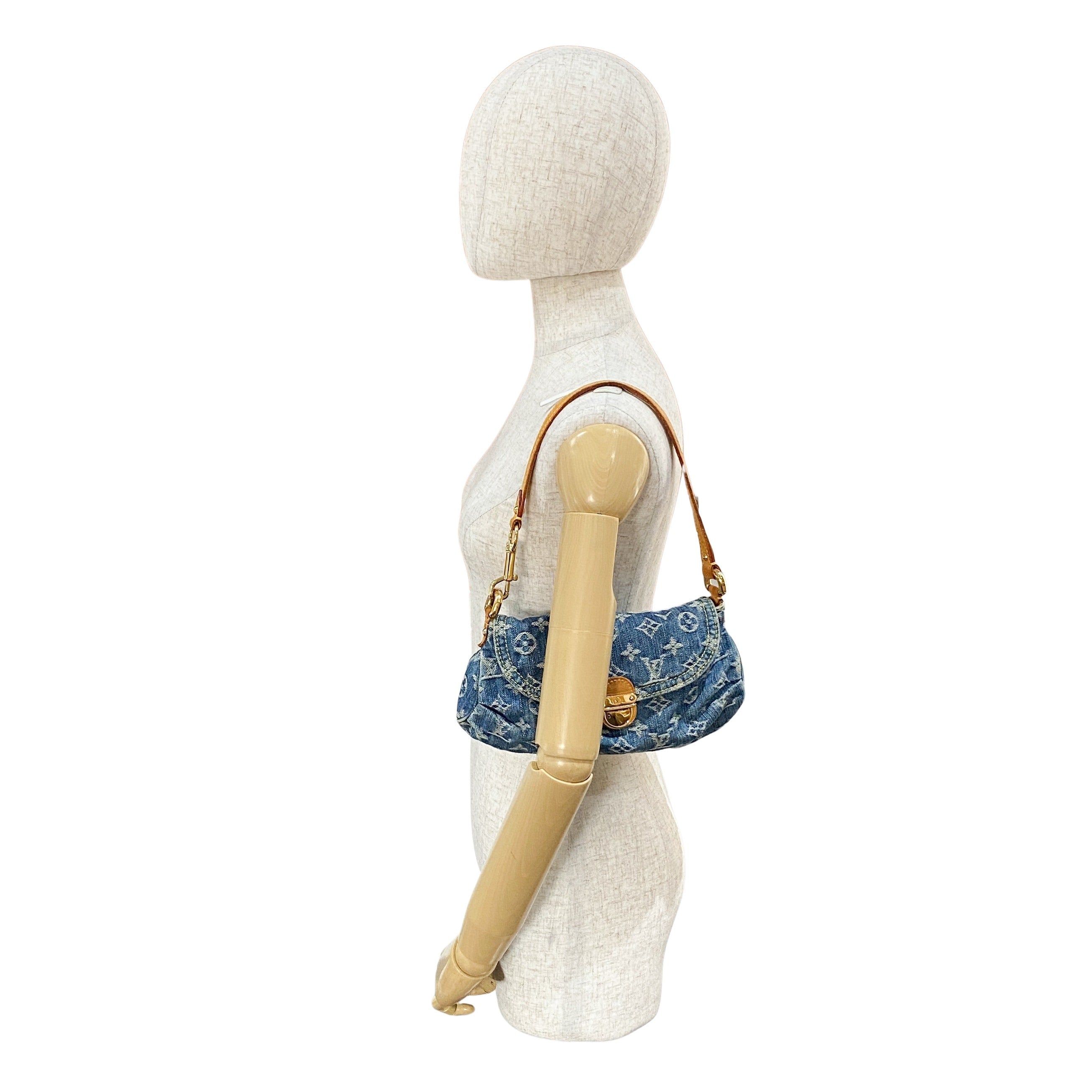 Monogram Pleaty Blue Denim