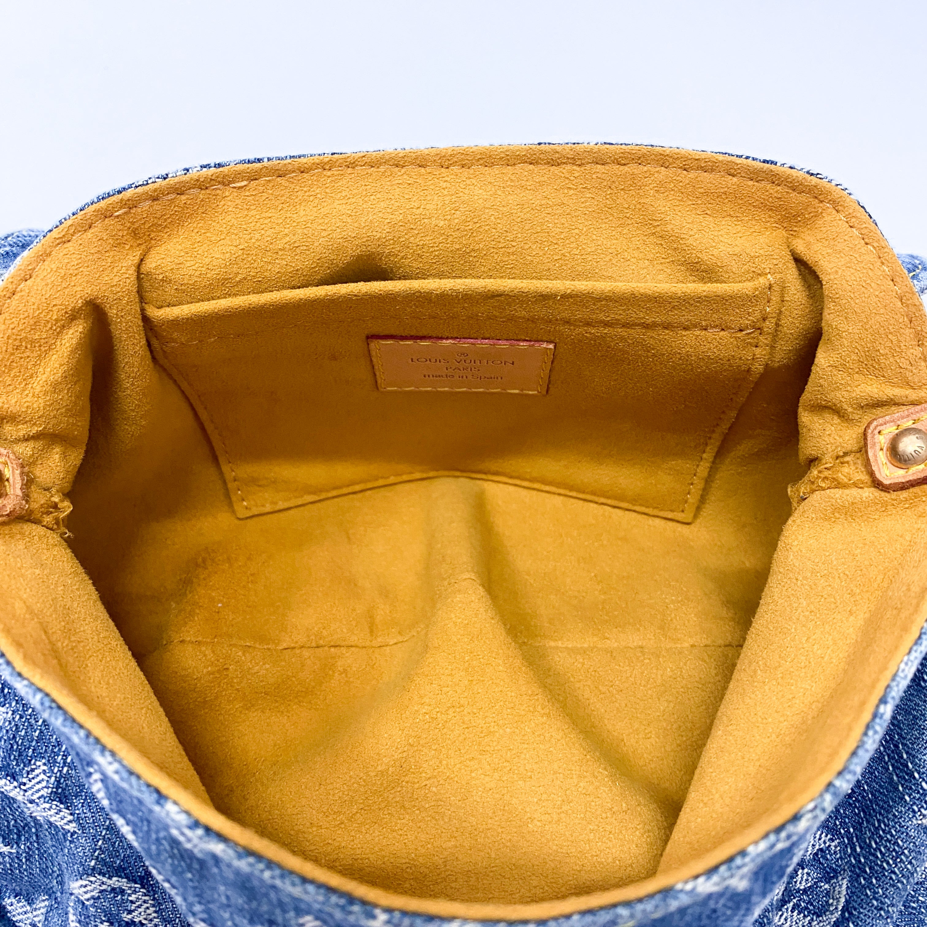 Monogram Pleaty Blue Denim