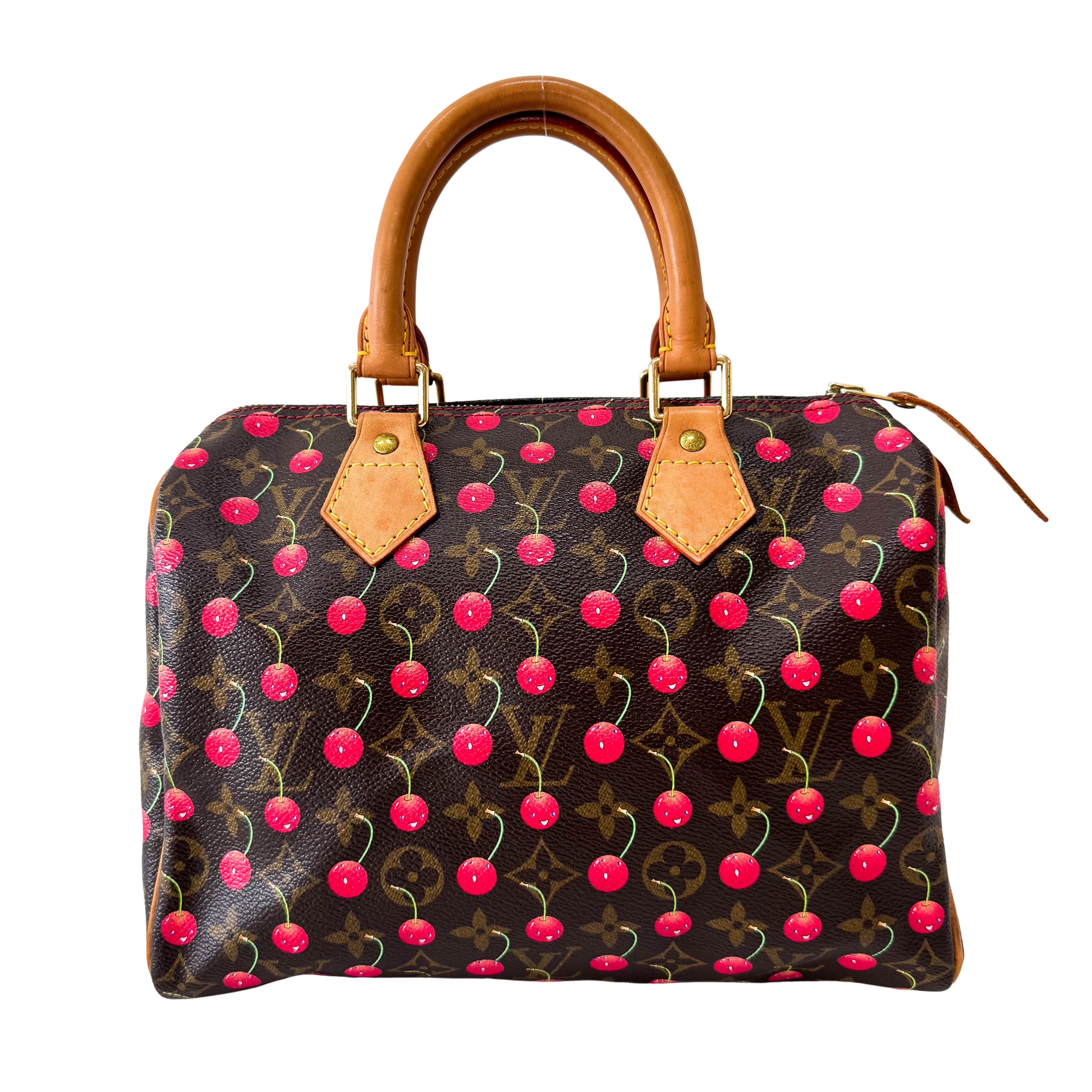 Louis Vuitton x Takashi Murakami Monogram Cherry Speedy 25