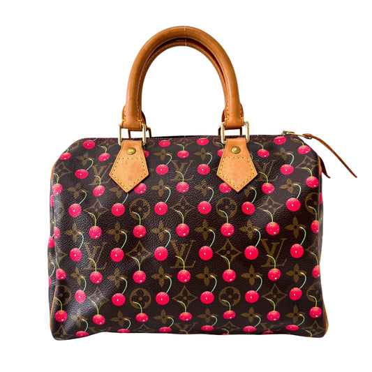 Louis Vuitton x Takashi Murakami Monogram Cherry Speedy 25