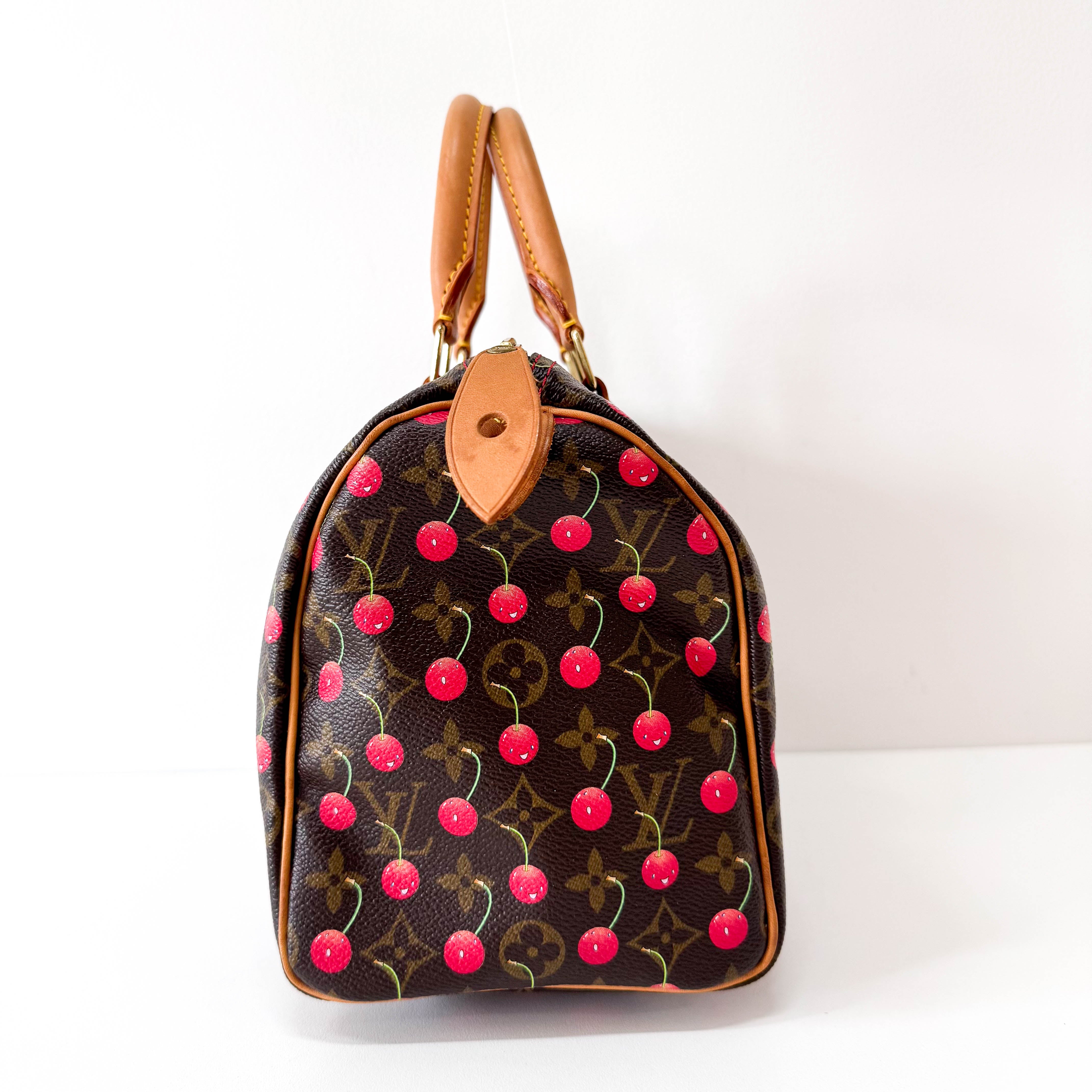 Louis Vuitton x Takashi Murakami Monogram Cherry Speedy 25