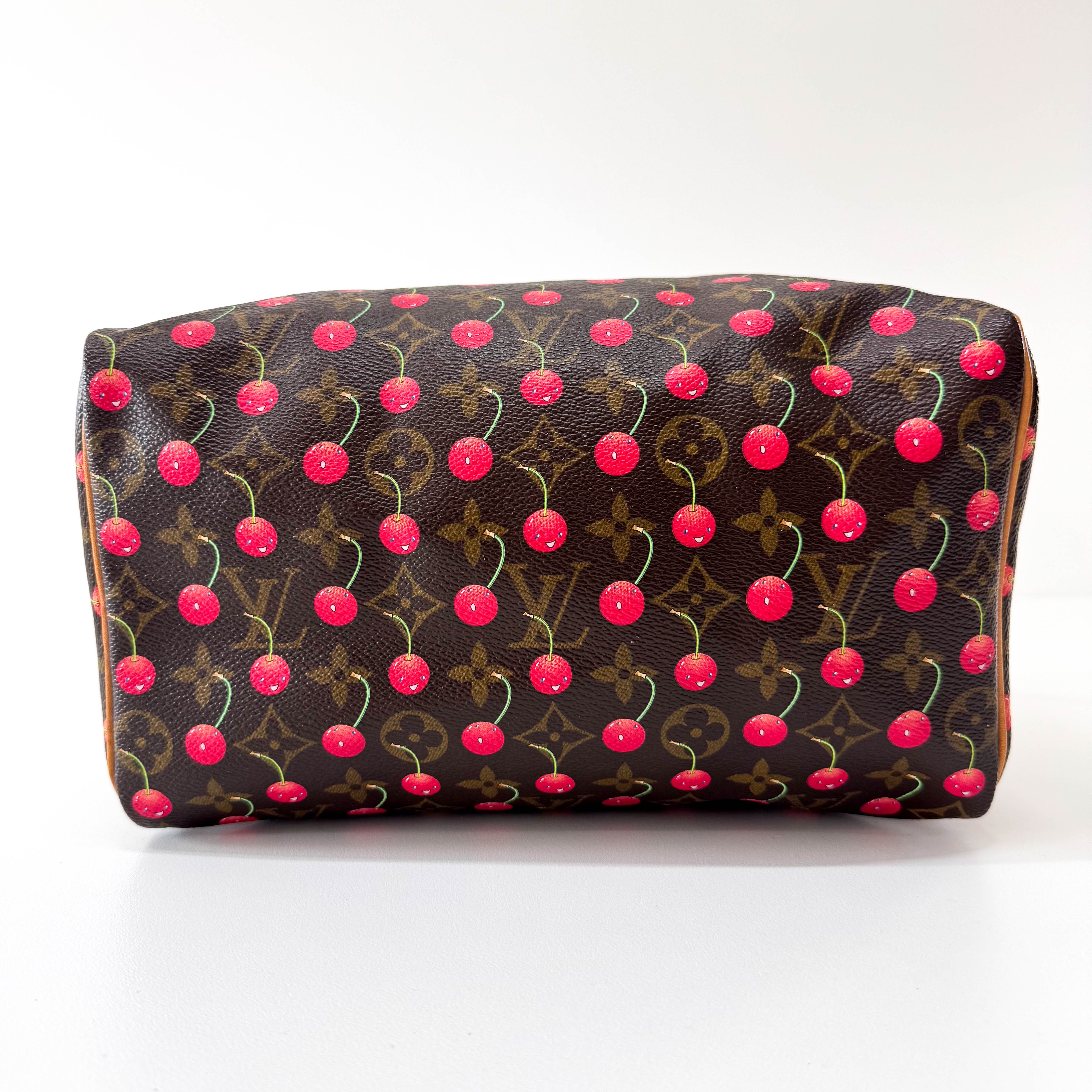 Louis Vuitton x Takashi Murakami Monogram Cherry Speedy 25