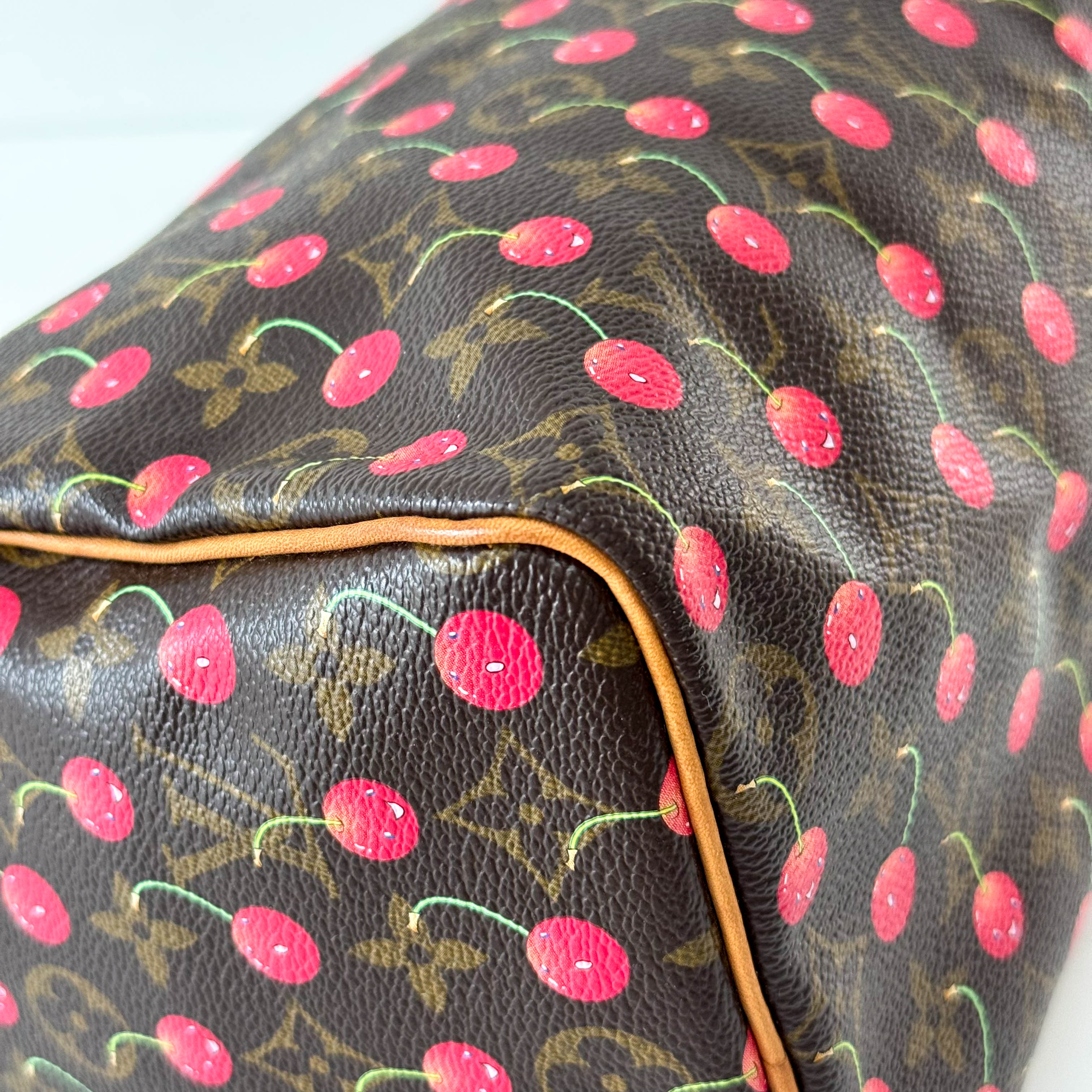 Louis Vuitton x Takashi Murakami Monogram Cherry Speedy 25