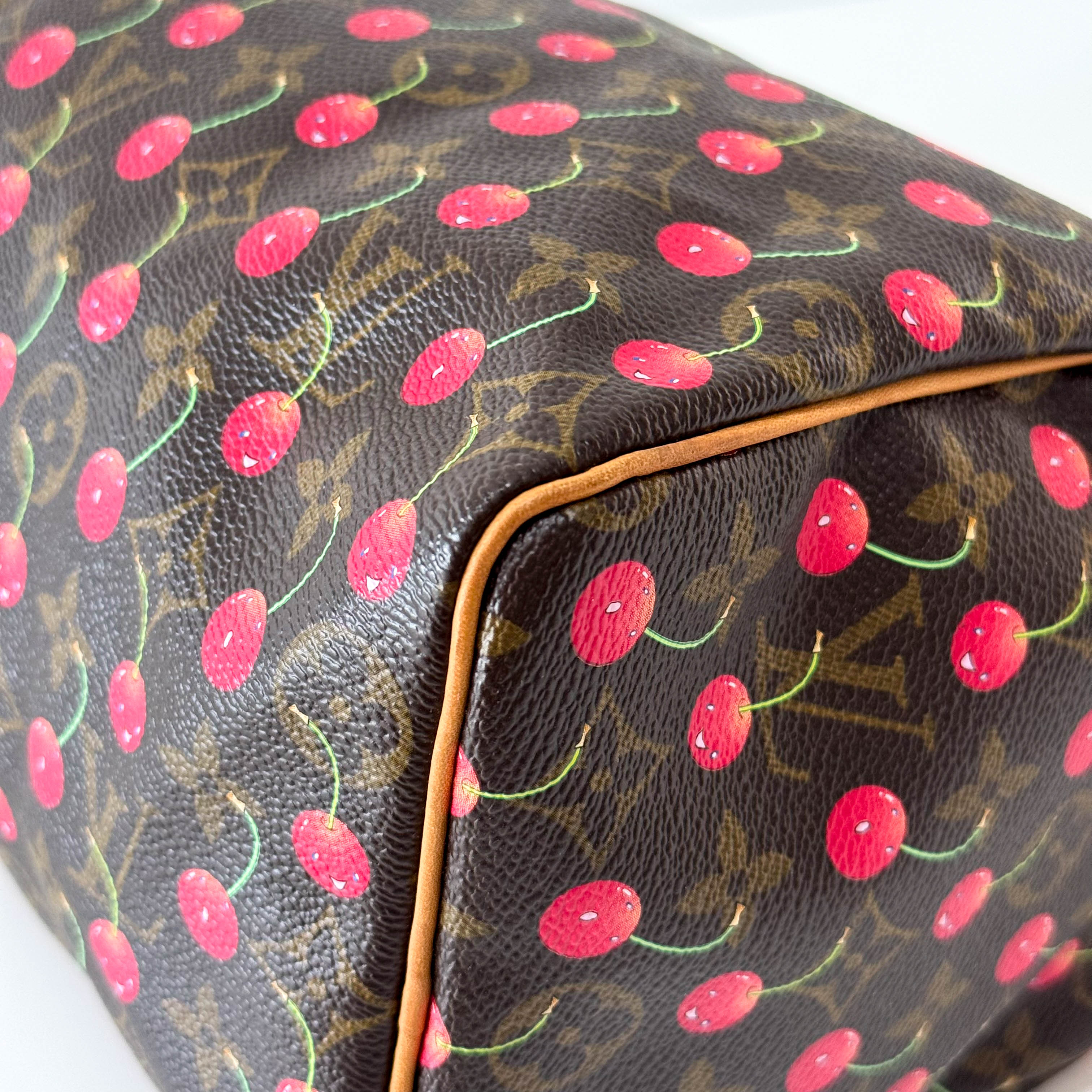 Louis Vuitton x Takashi Murakami Monogram Cherry Speedy 25