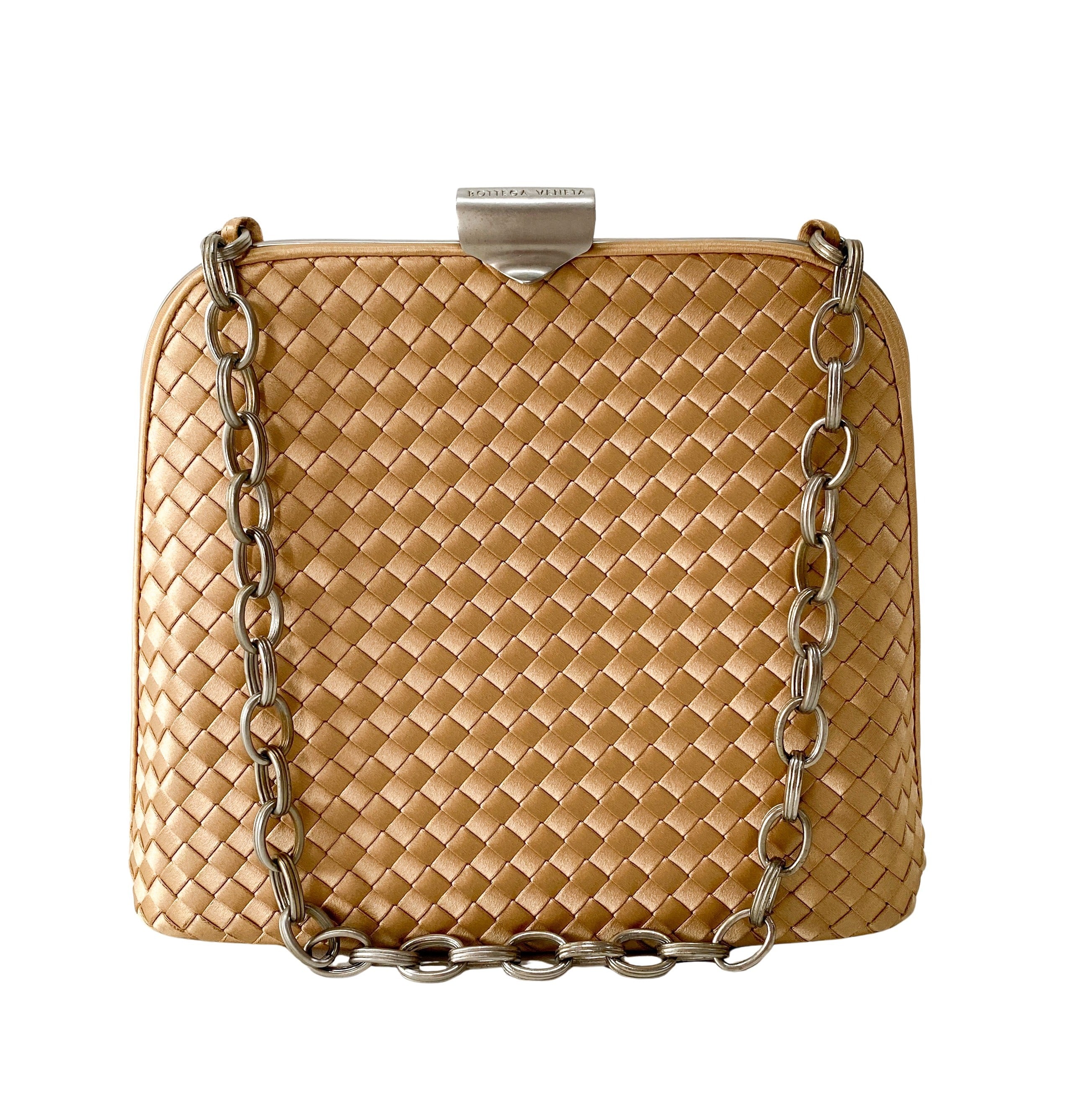 Champaigne Beige Intrecciato with Chain