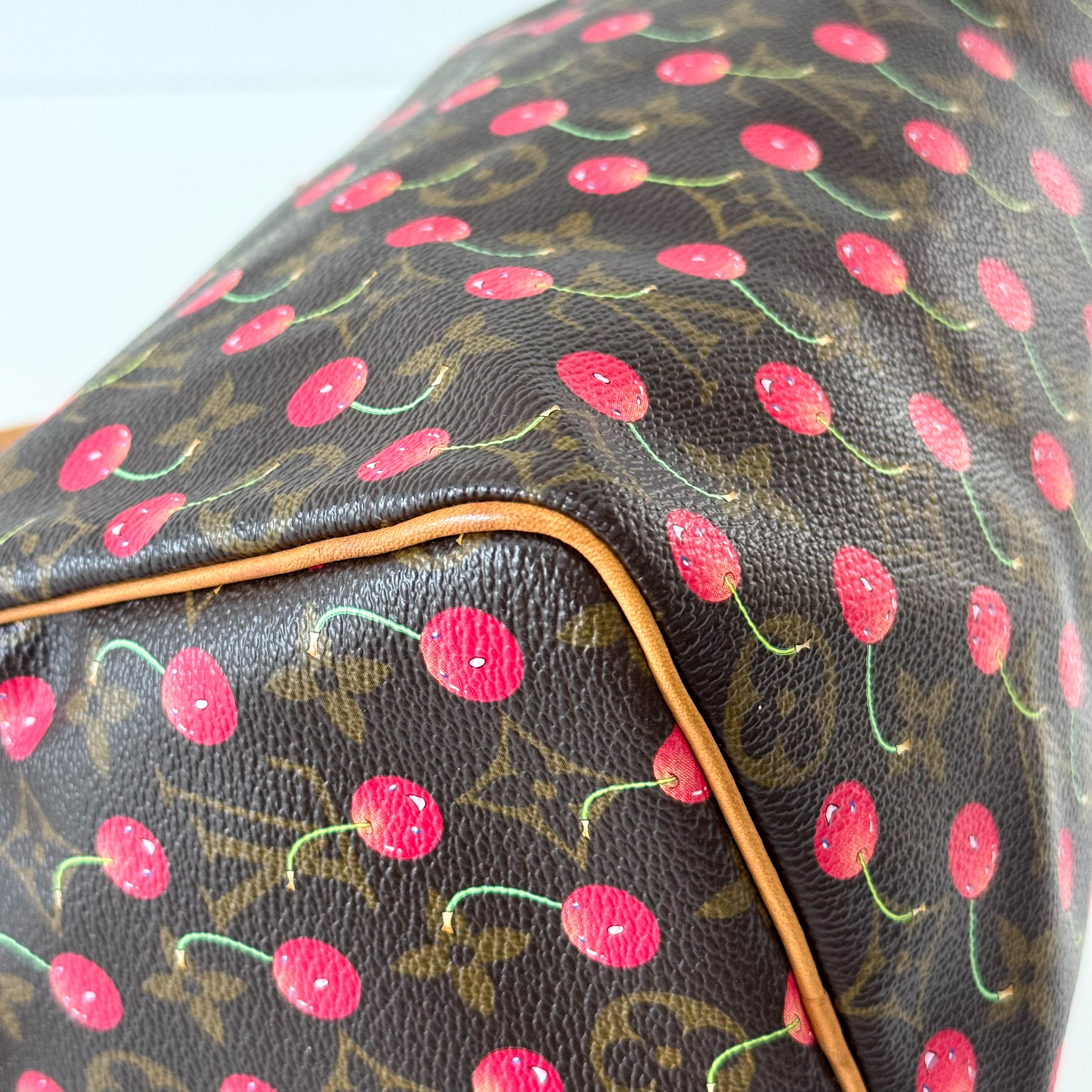 Louis Vuitton x Takashi Murakami Monogram Cherry Speedy 25