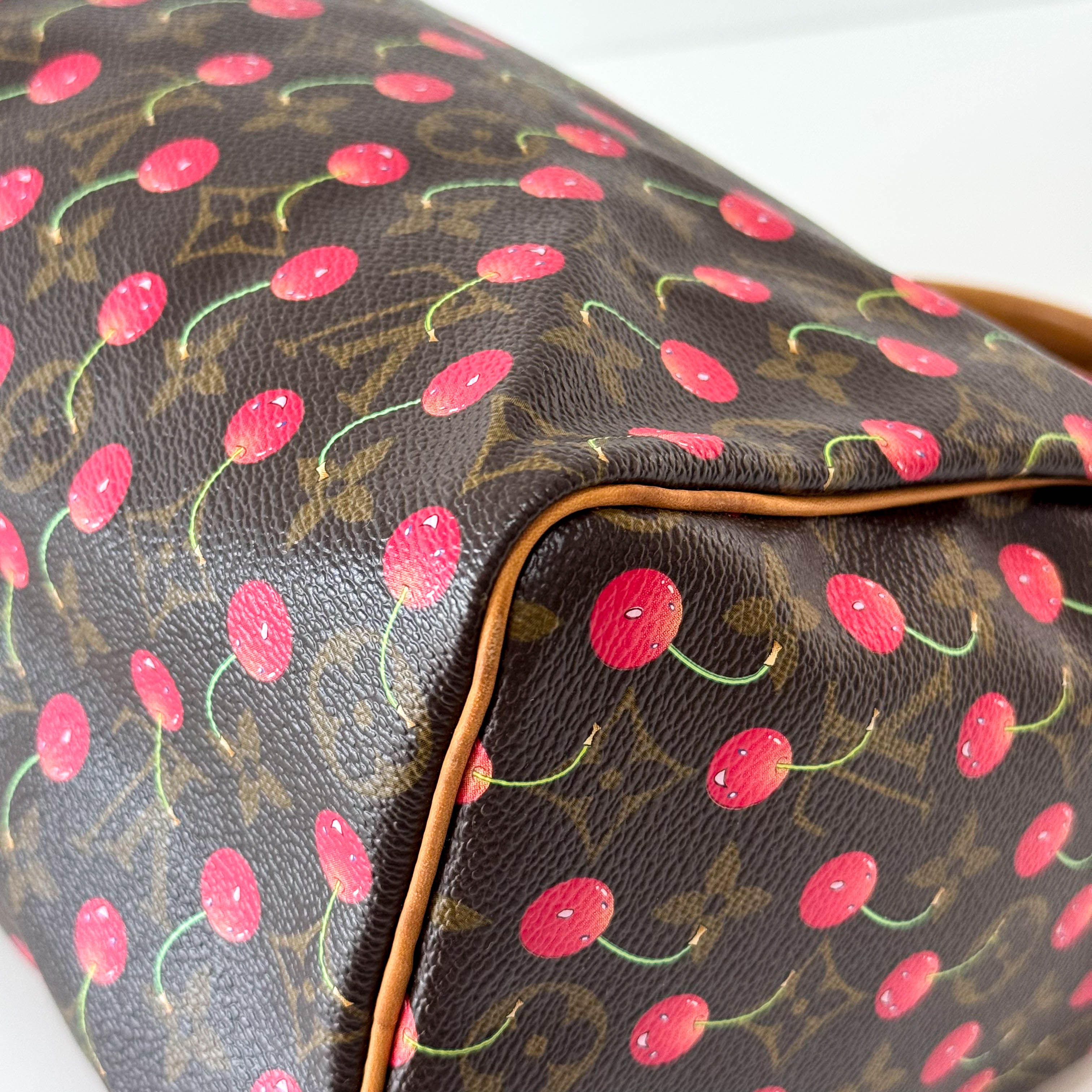 Louis Vuitton x Takashi Murakami Monogram Cherry Speedy 25
