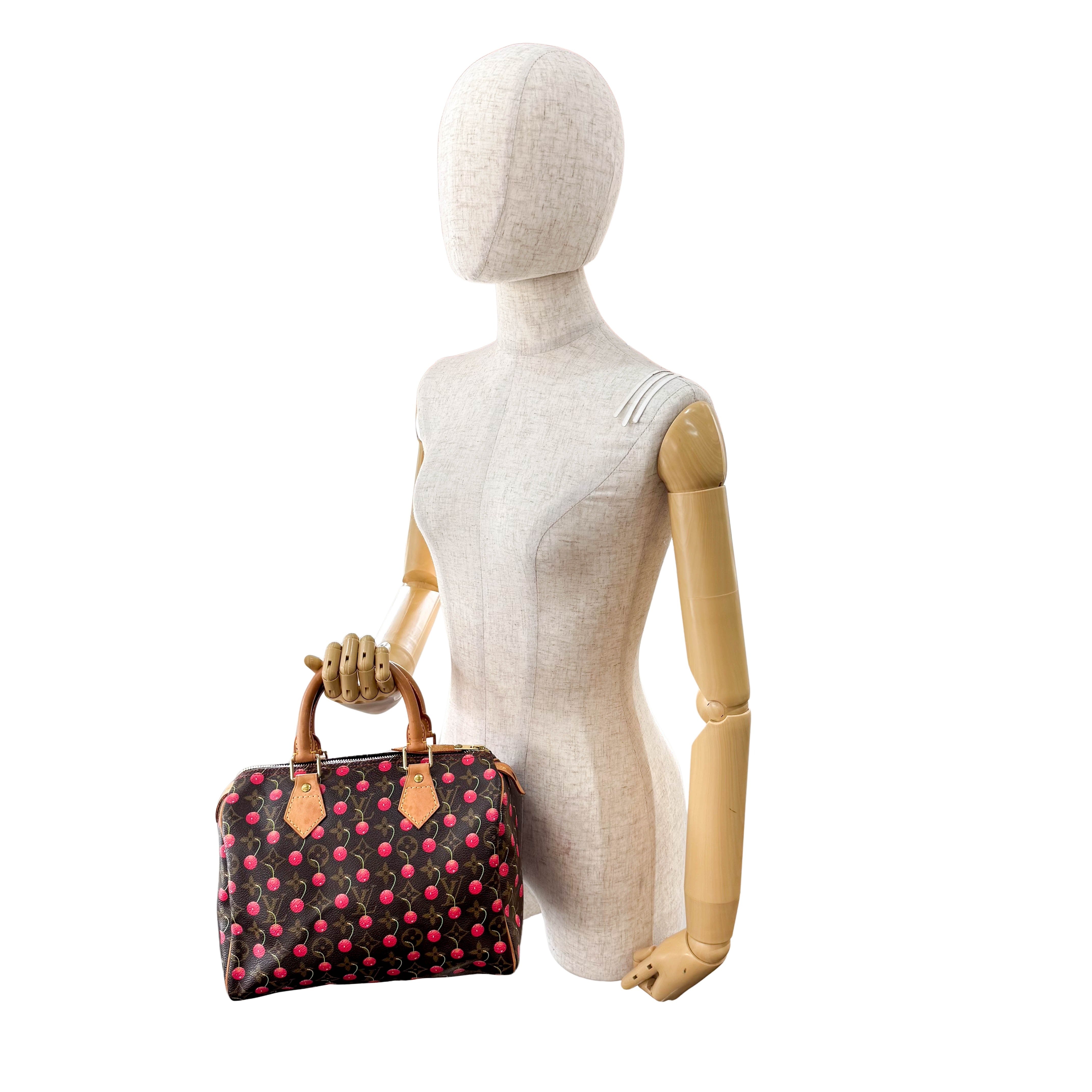 Louis Vuitton x Takashi Murakami Monogram Cherry Speedy 25