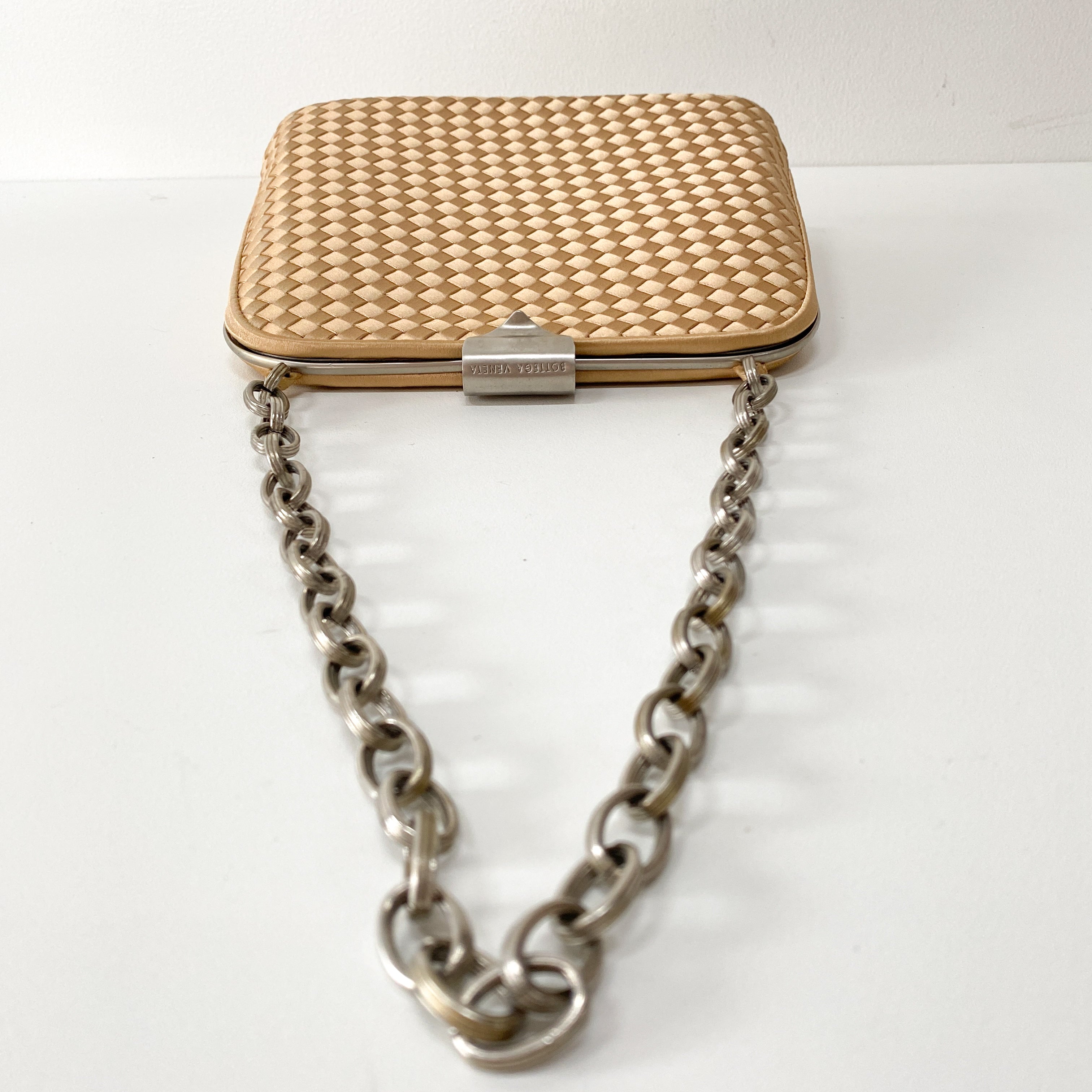 Champaigne Beige Intrecciato with Chain