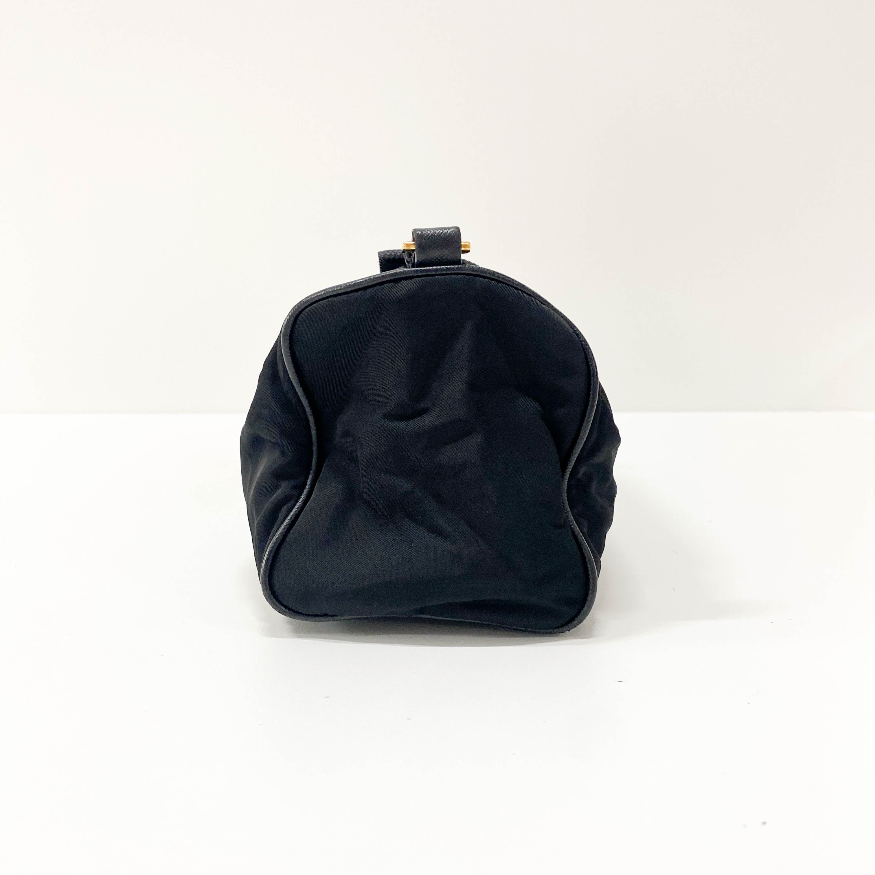 Black Nylon Shoulder Bag