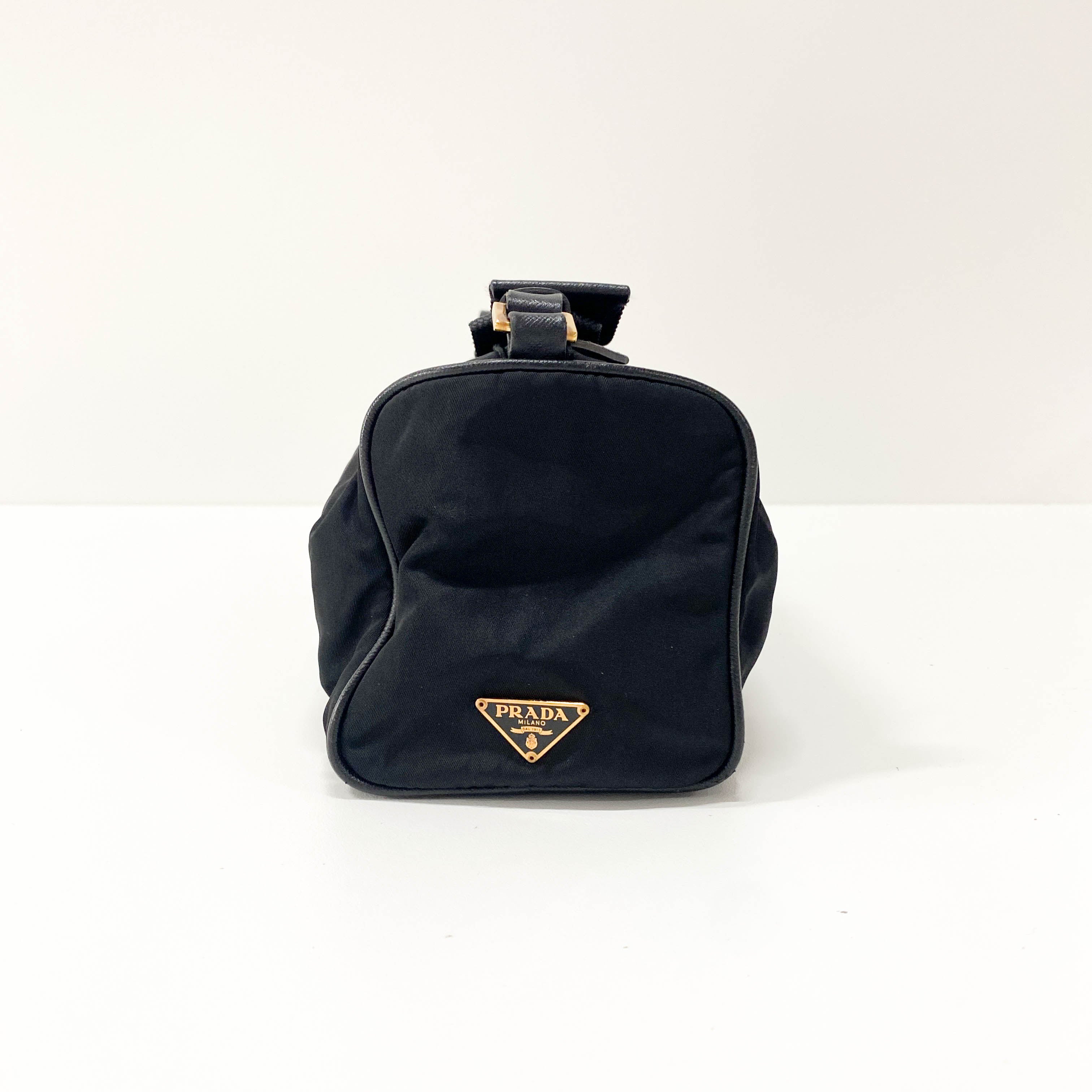 Black Nylon Shoulder Bag
