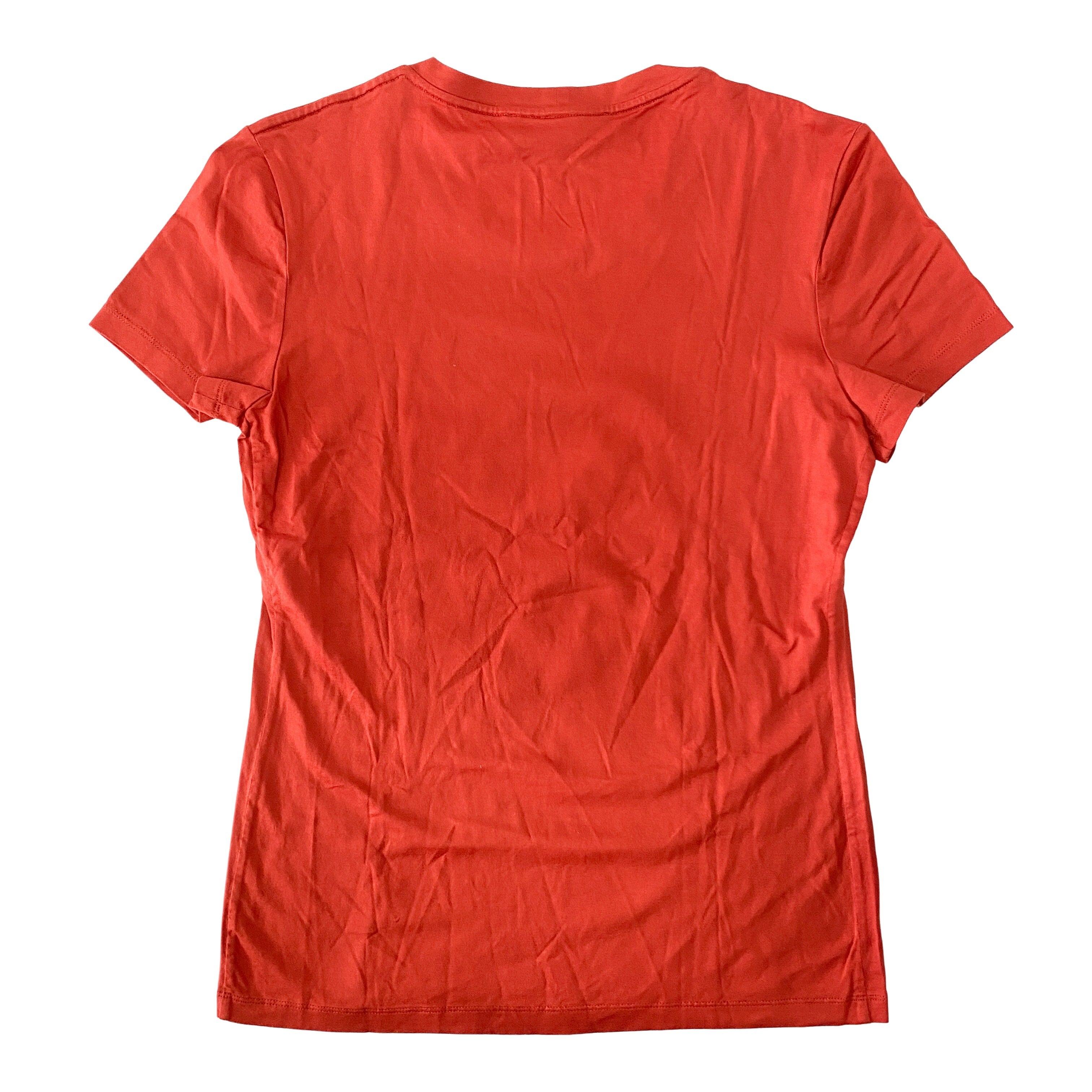 Gold YSL Print Orange T-Shirt